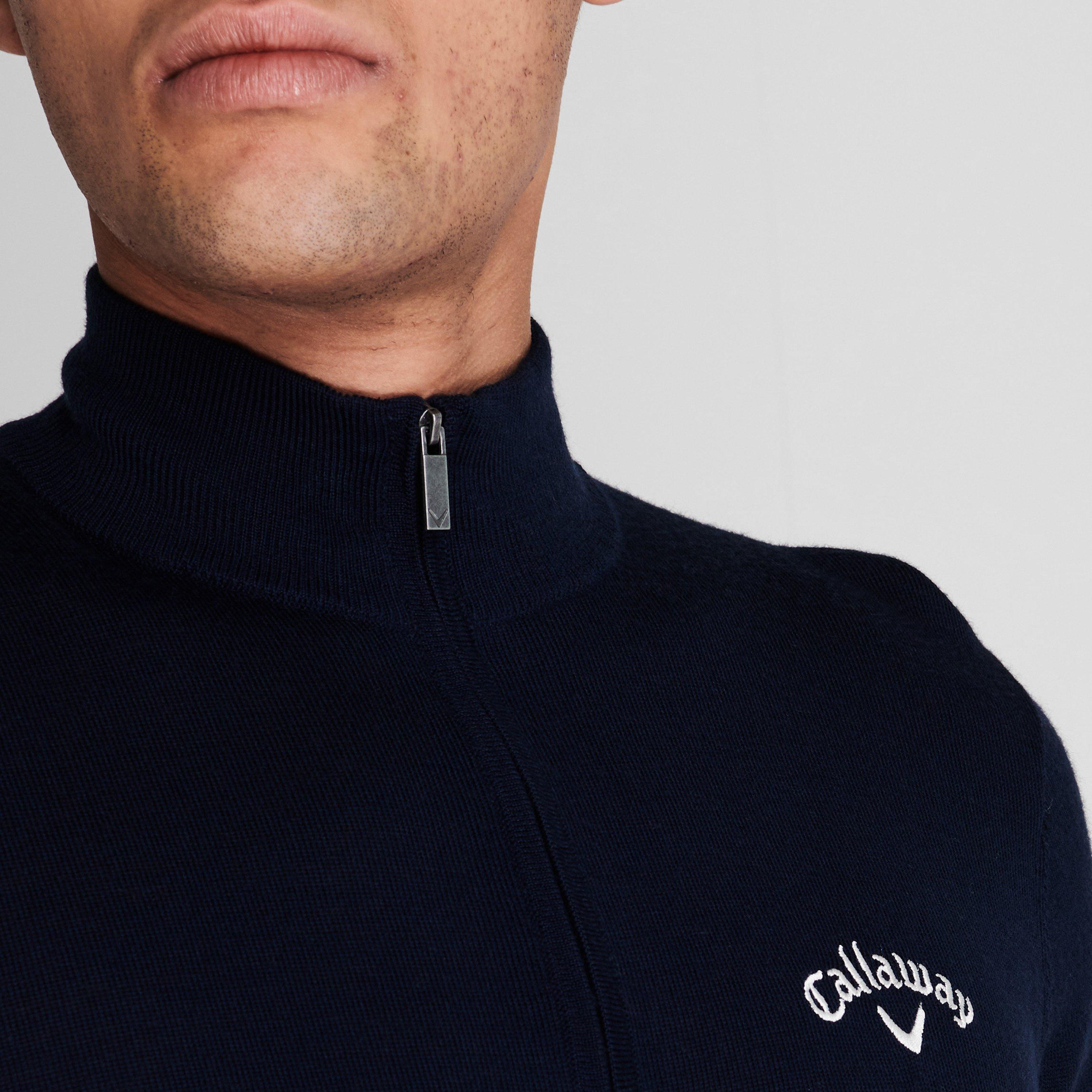 Navy - Callaway - Zip Sweater Mens - 5