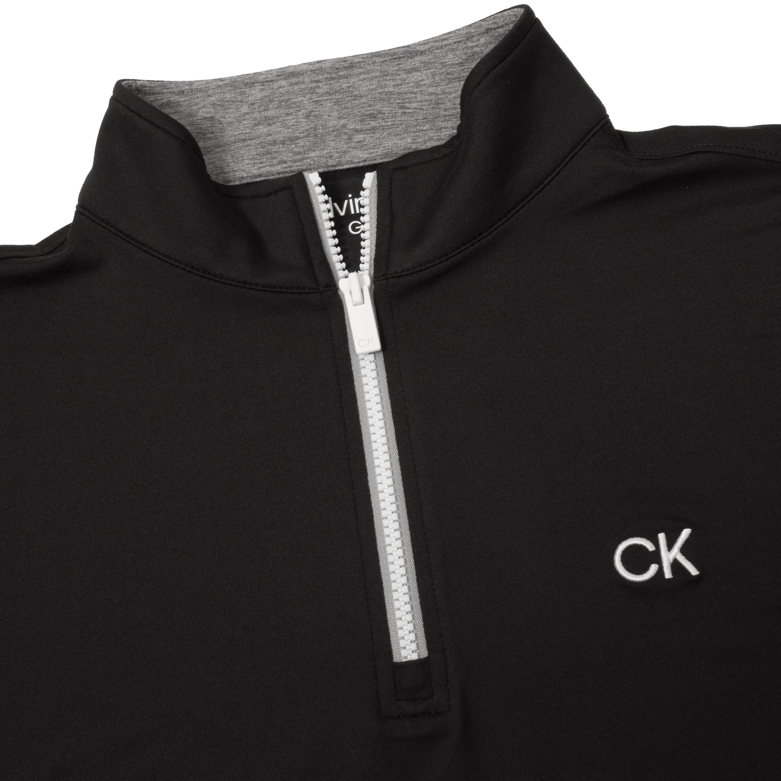 Zwart - Calvin Klein Golf - CK Golf Albany Half Zip Pullover Mens - 3