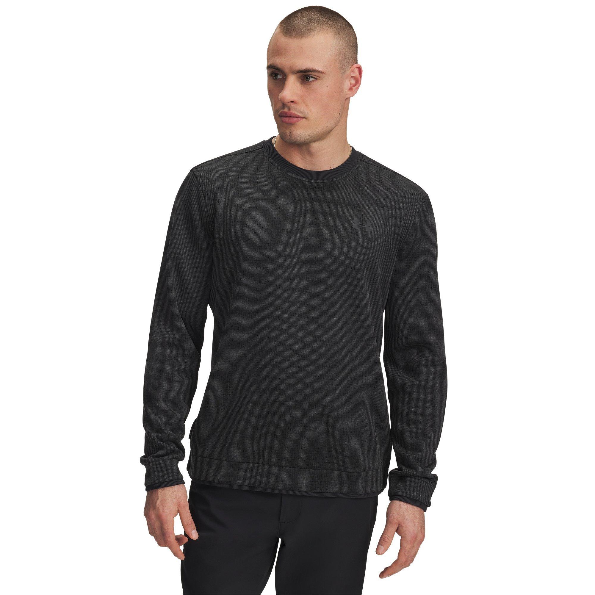 Under Armour Men's Fleece Crew Neck Jumper - Black - XL