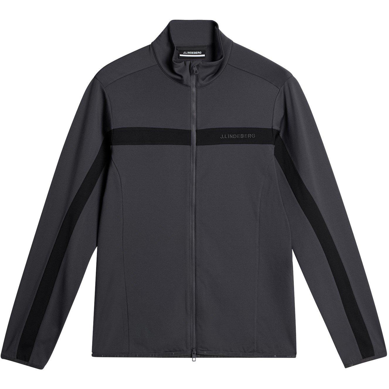 J Lindeberg Golf Men's Jarvis Mid Layer Pullover - Asphalt - Medium