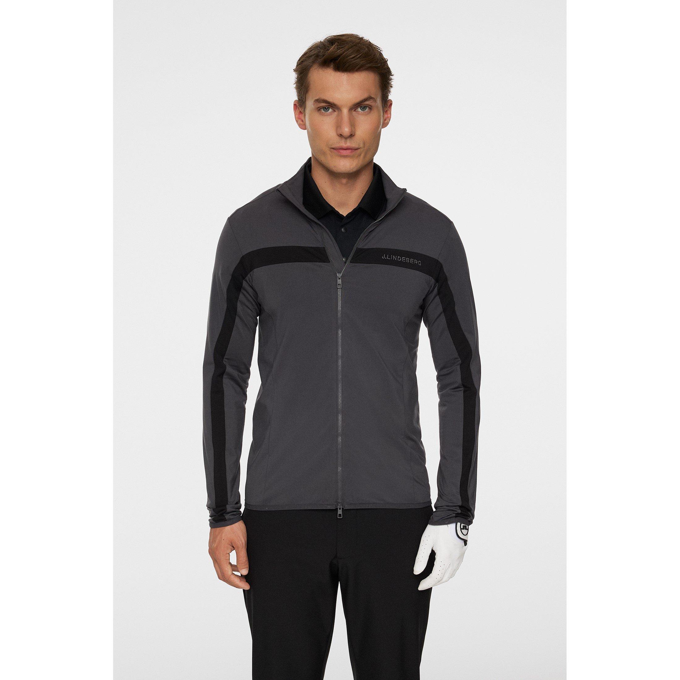 Asphalt - J Lindeberg Golf - Men's Jarvis Mid Layer Pullover - 3