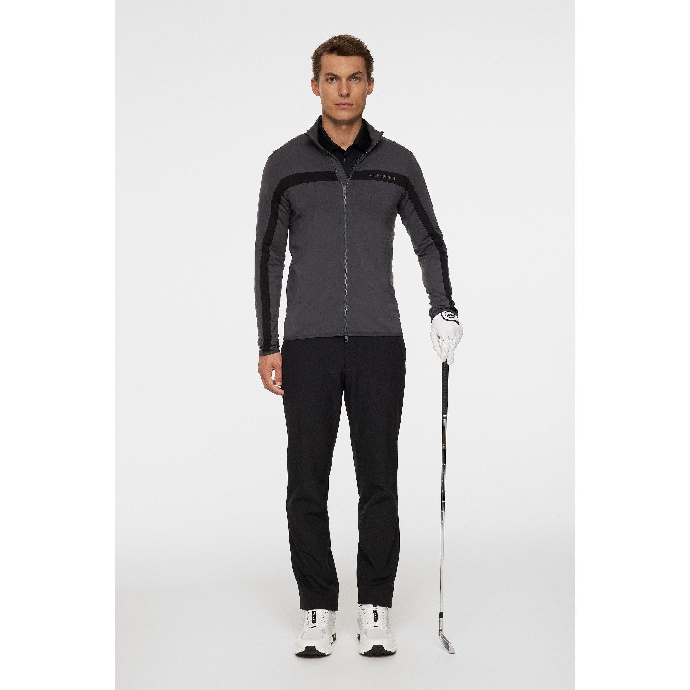 Asphalt - J Lindeberg Golf - Men's Jarvis Mid Layer Pullover - 5