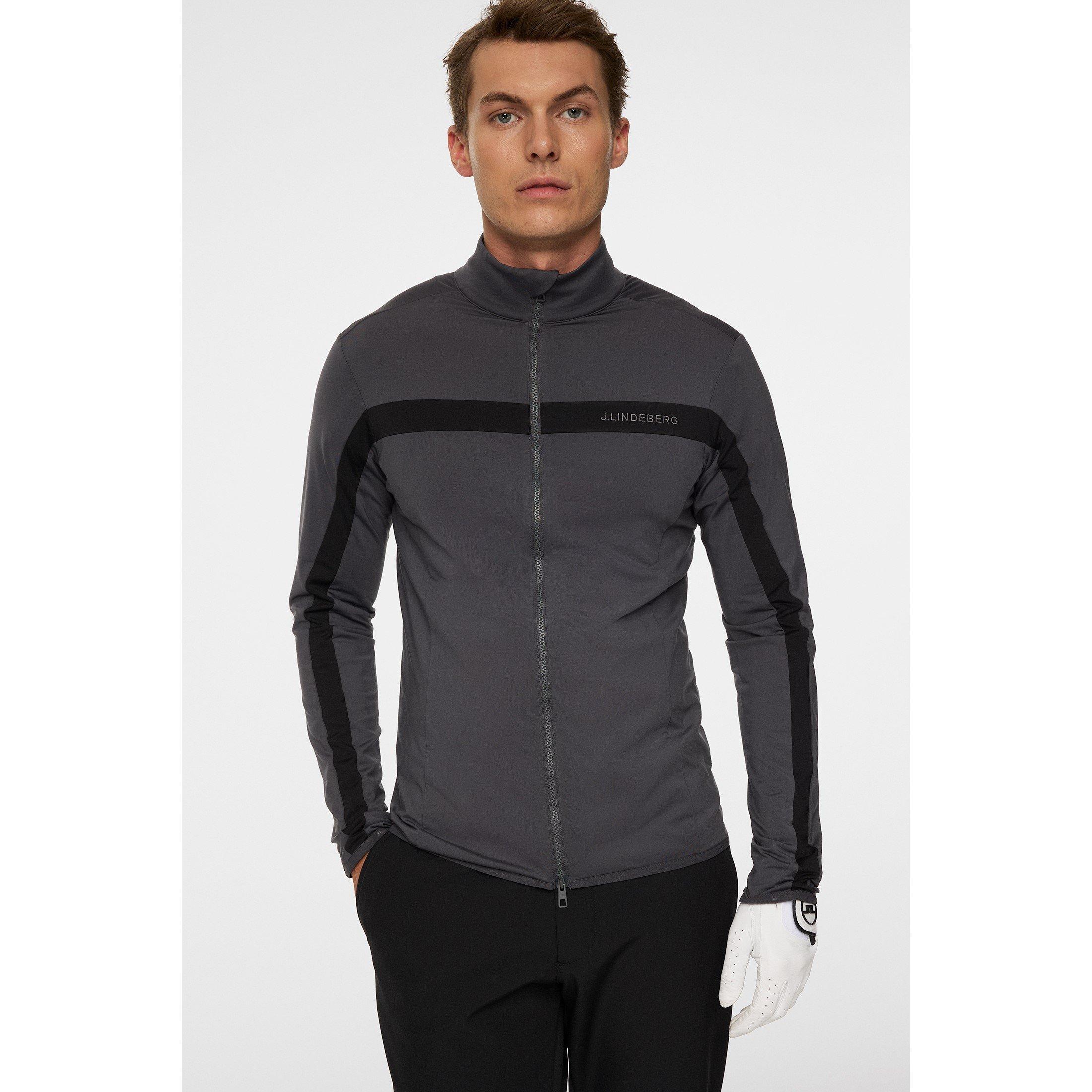 Asphalt - J Lindeberg Golf - Men's Jarvis Mid Layer Pullover - 6
