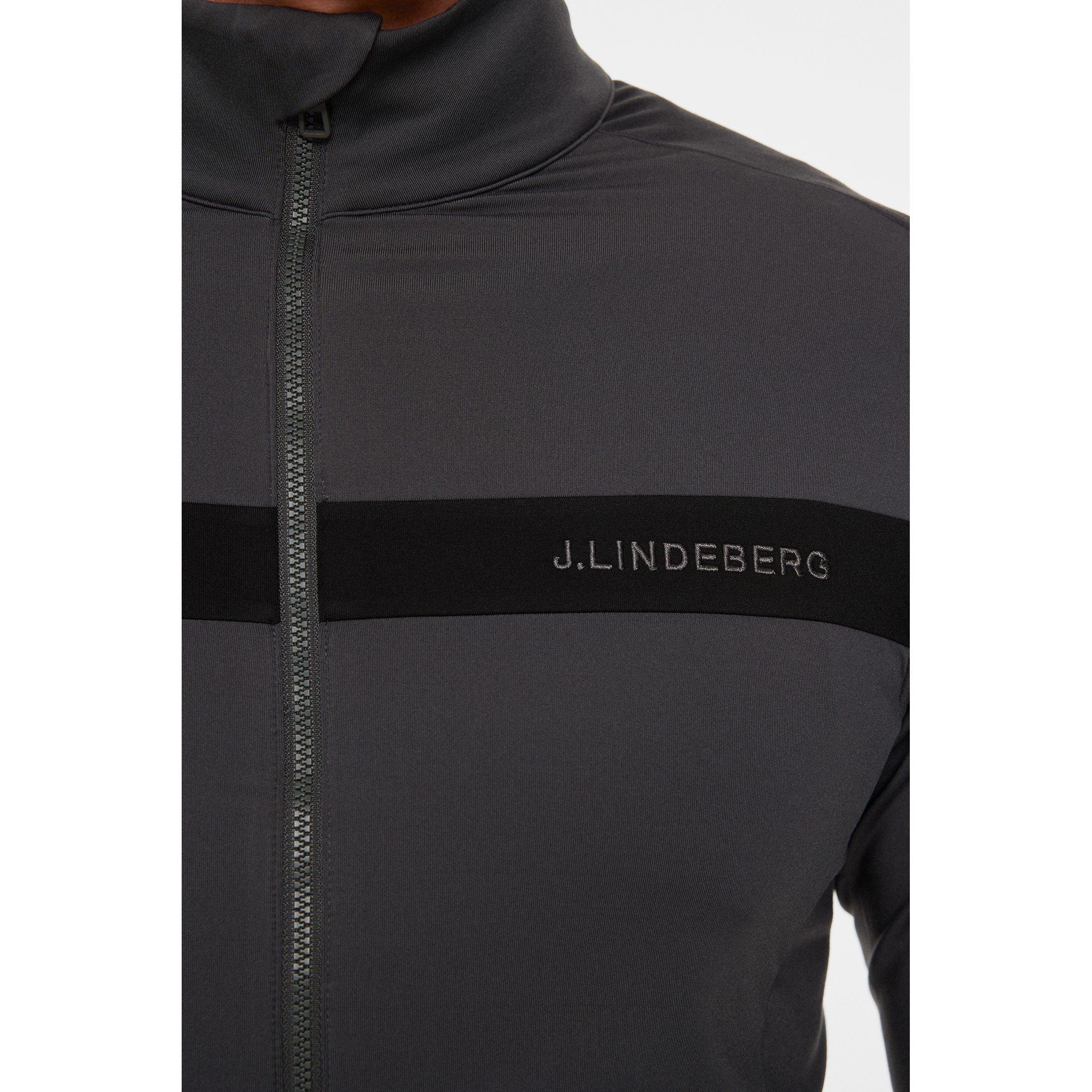 Asphalt - J Lindeberg Golf - Men's Jarvis Mid Layer Pullover - 7