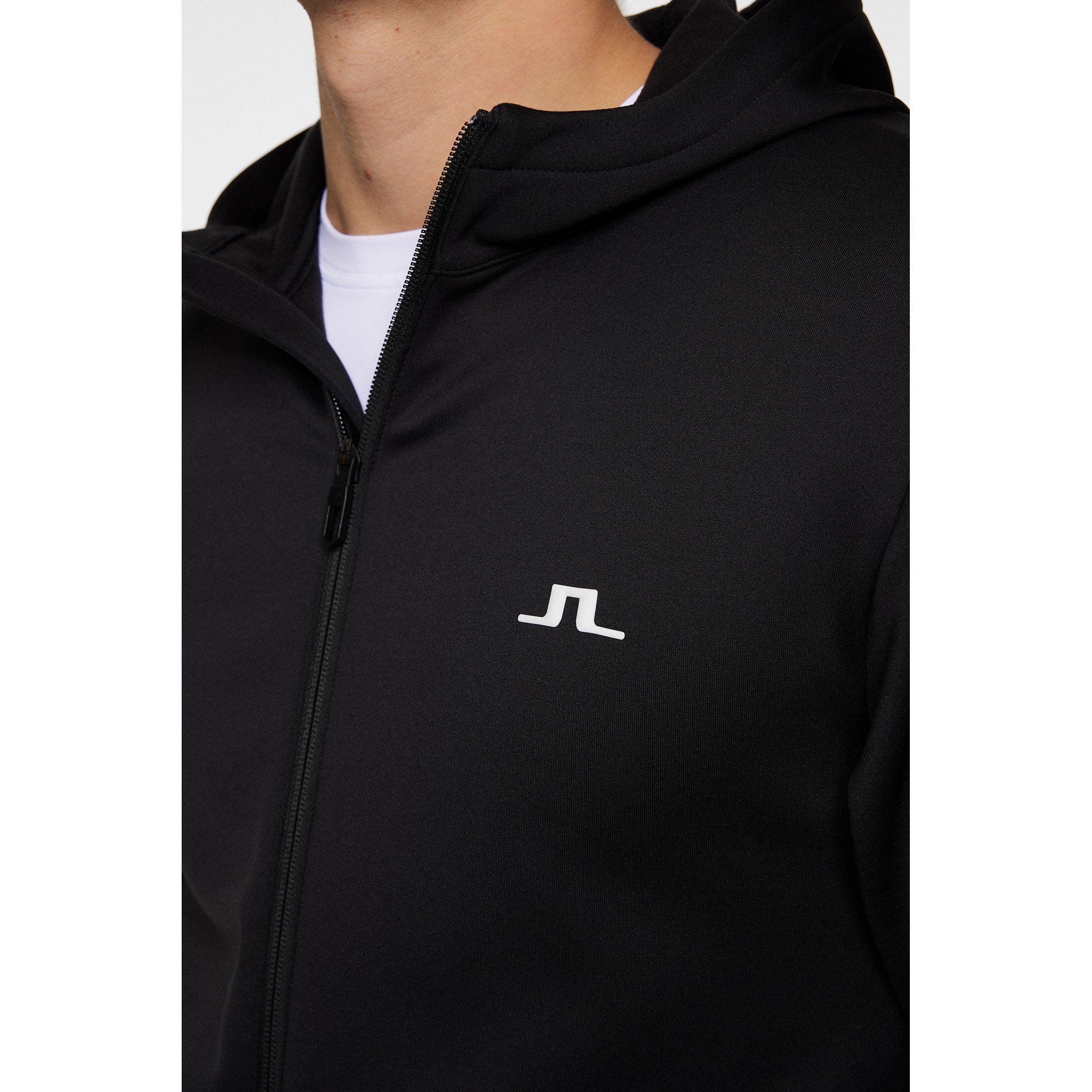 Zwart - J Lindeberg Golf - Men's Full Zip Hoodie - 7