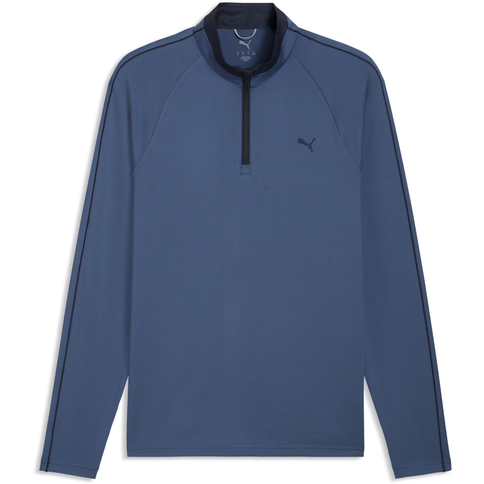 Puma Men's Pure 3.0 Quarter Zip Pullover - Dark Indigo-Nav - XL