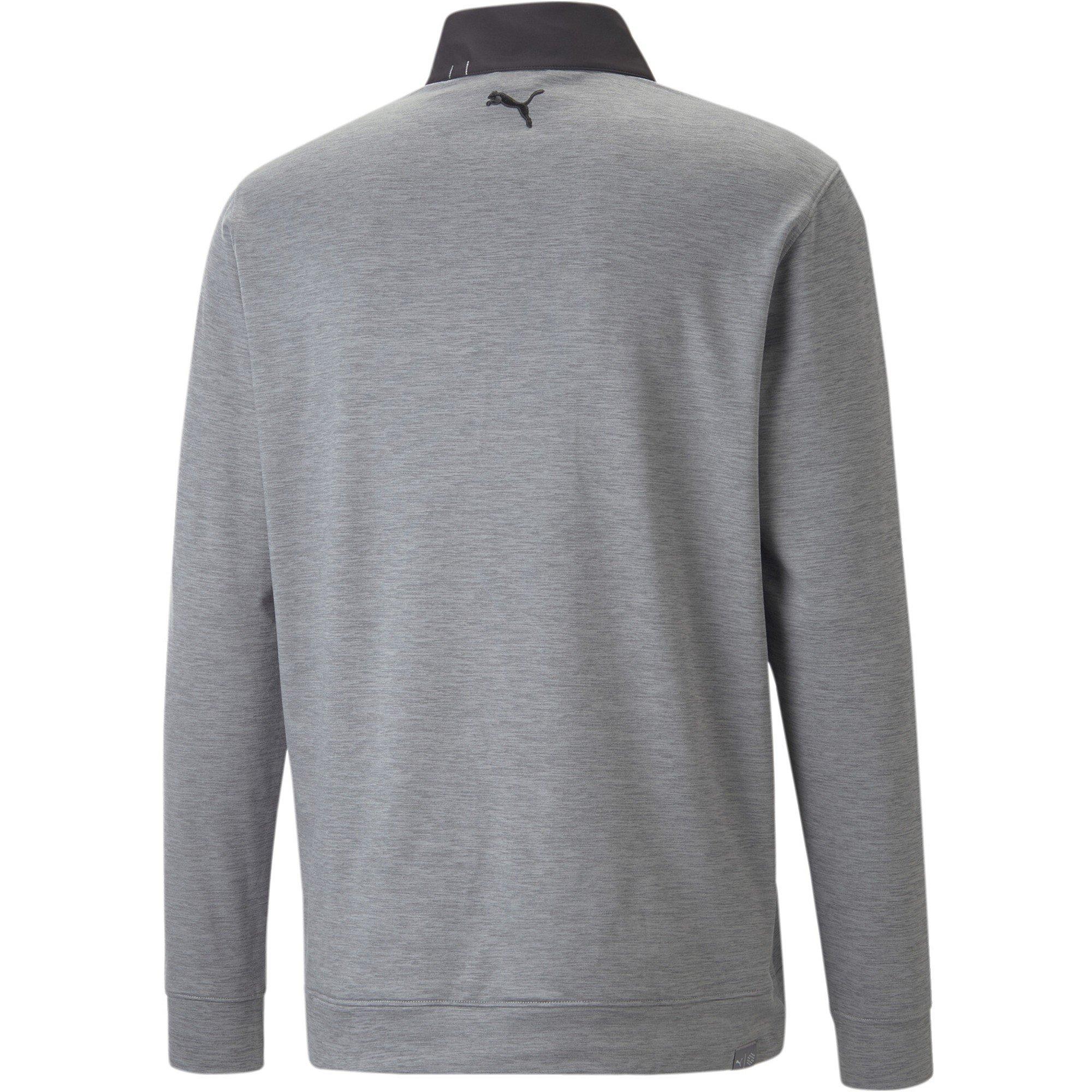 Noir - Puma - Puma Cloudspun Colorblock 1/4 Zip Jumper Mens - 2