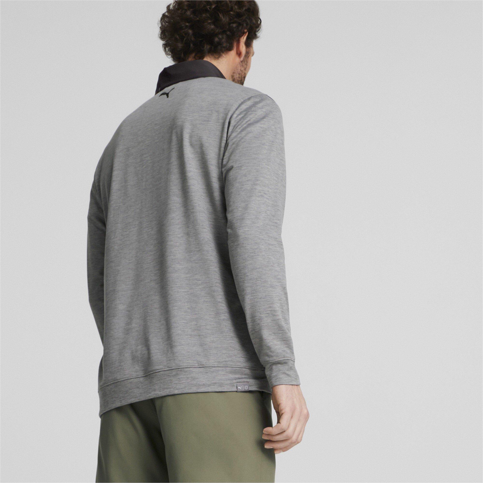 Noir - Puma - Puma Cloudspun Colorblock 1/4 Zip Jumper Mens - 4