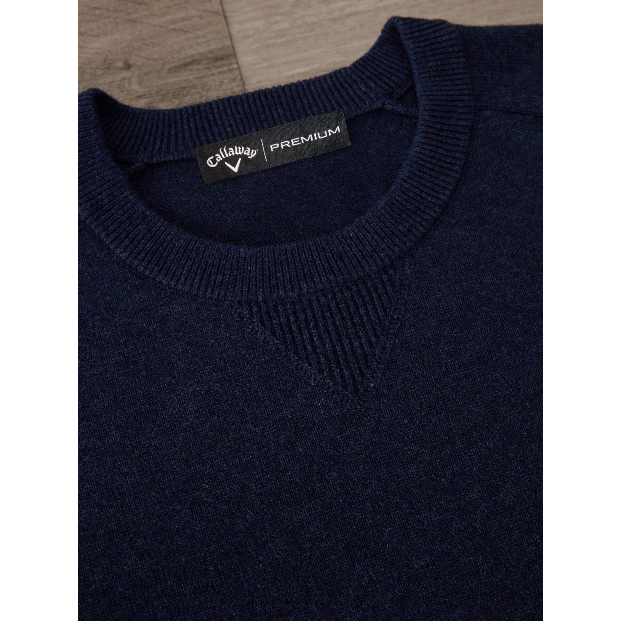 Indigo Heather - Callaway - Men's Long-Sleeve Crew Jumper - 2
