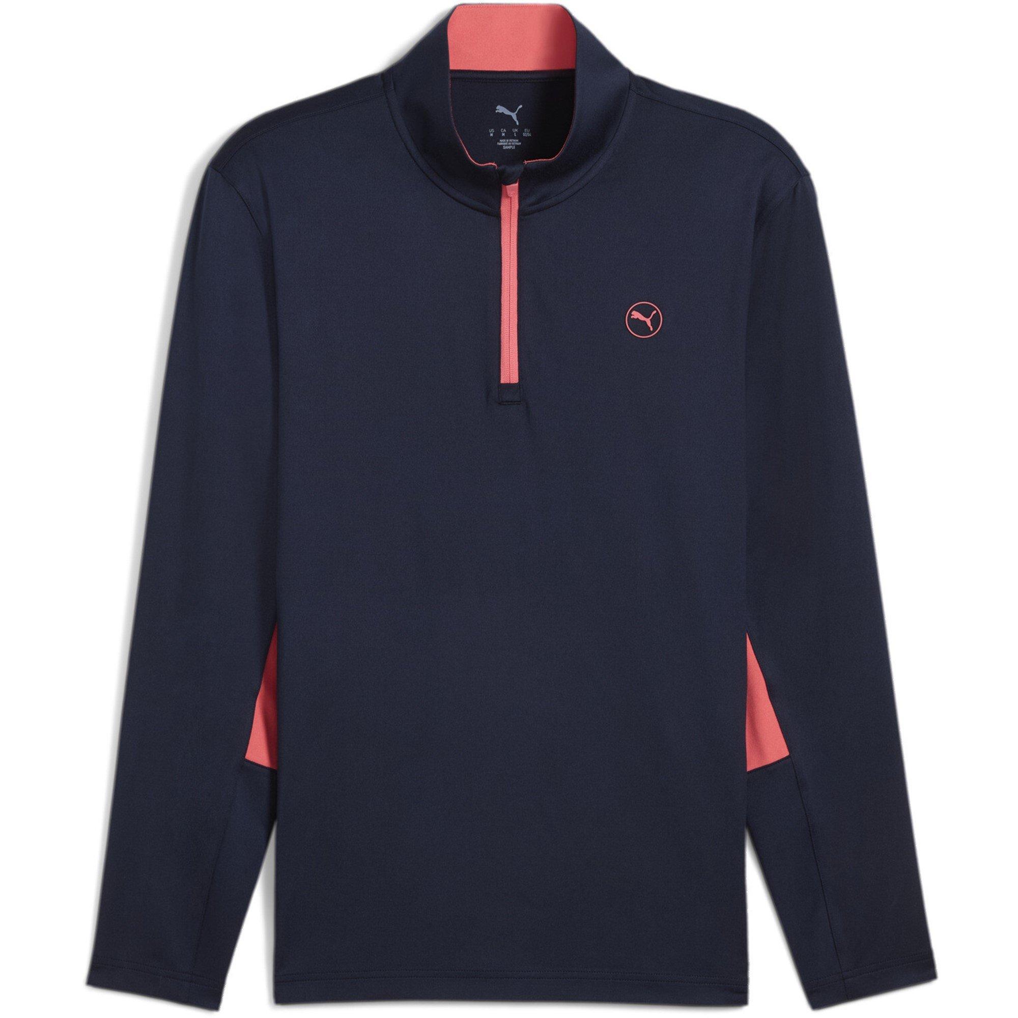 Deep Nvy - Puma - Men's Pure Quarter-Zip Pullover Jumper - 1