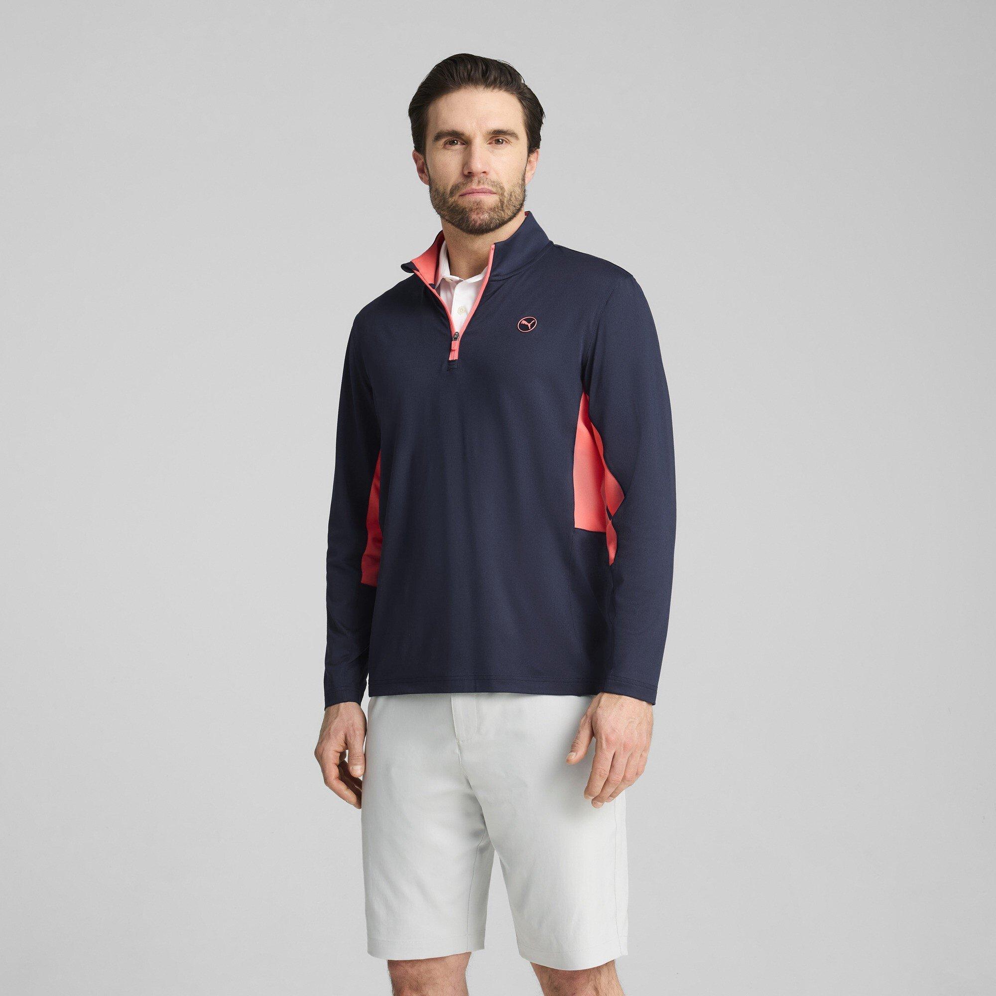 Duboko Mornarsko Plava - Puma - Pure Quarter-Zip Pullover Jumper - 2