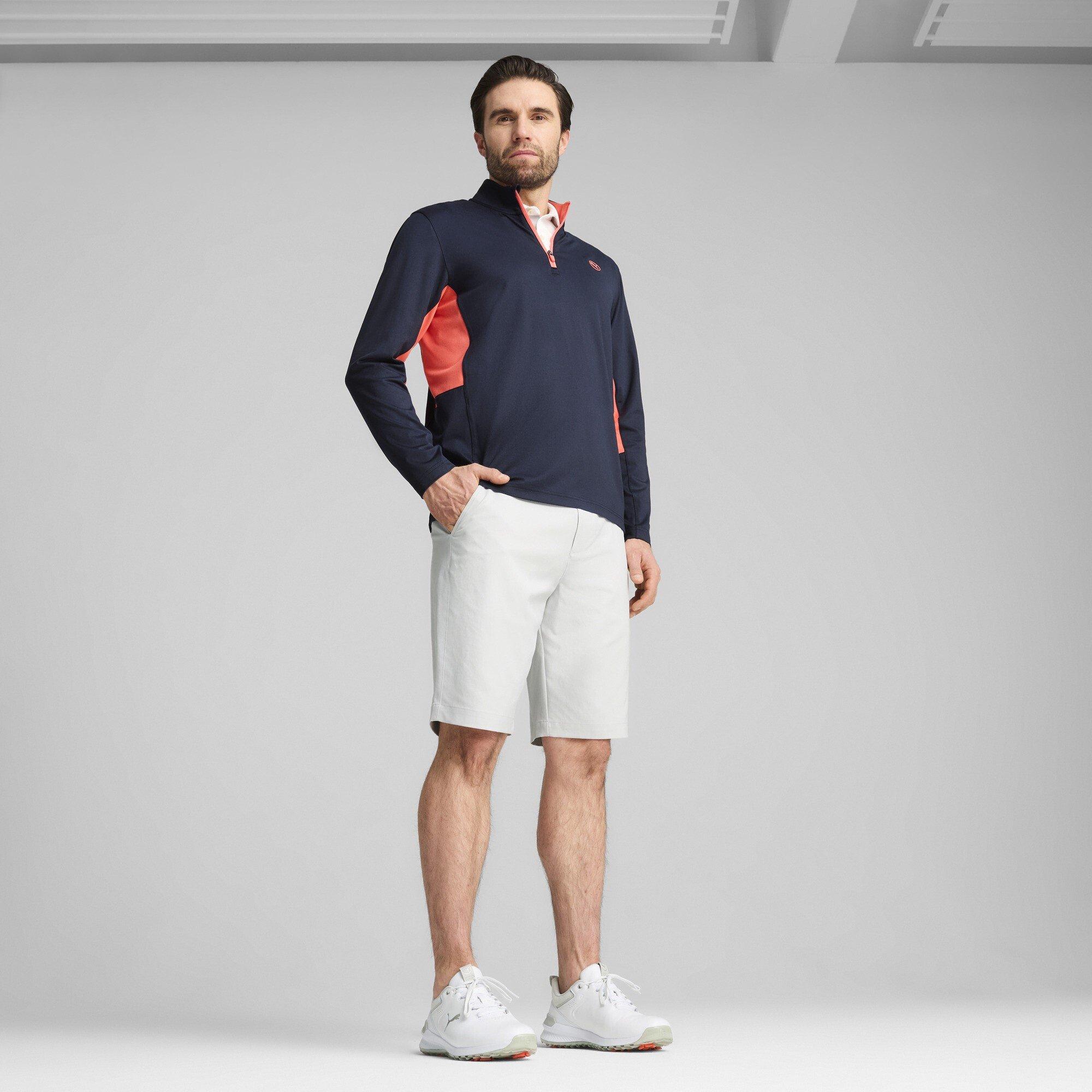 Duboko Mornarsko Plava - Puma - Pure Quarter-Zip Pullover Jumper - 4