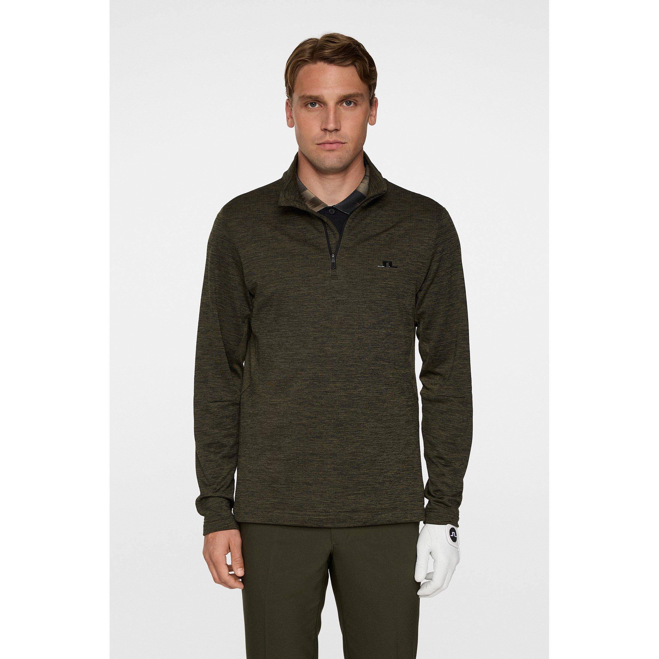 Black/Green - J Lindeberg Golf - Destry quarter Zip Sn52 - 2