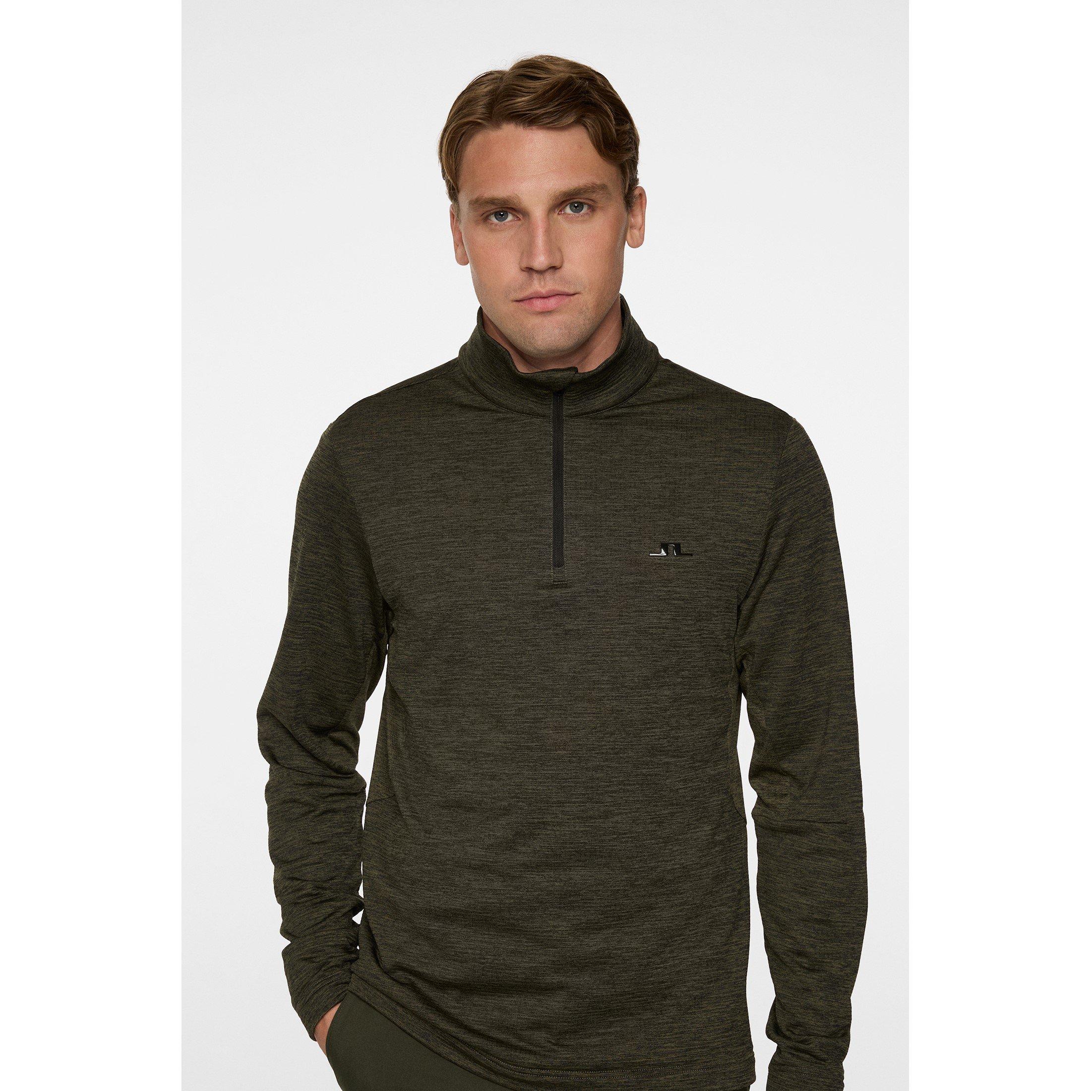Black/Green - J Lindeberg Golf - Destry quarter Zip Sn52 - 5