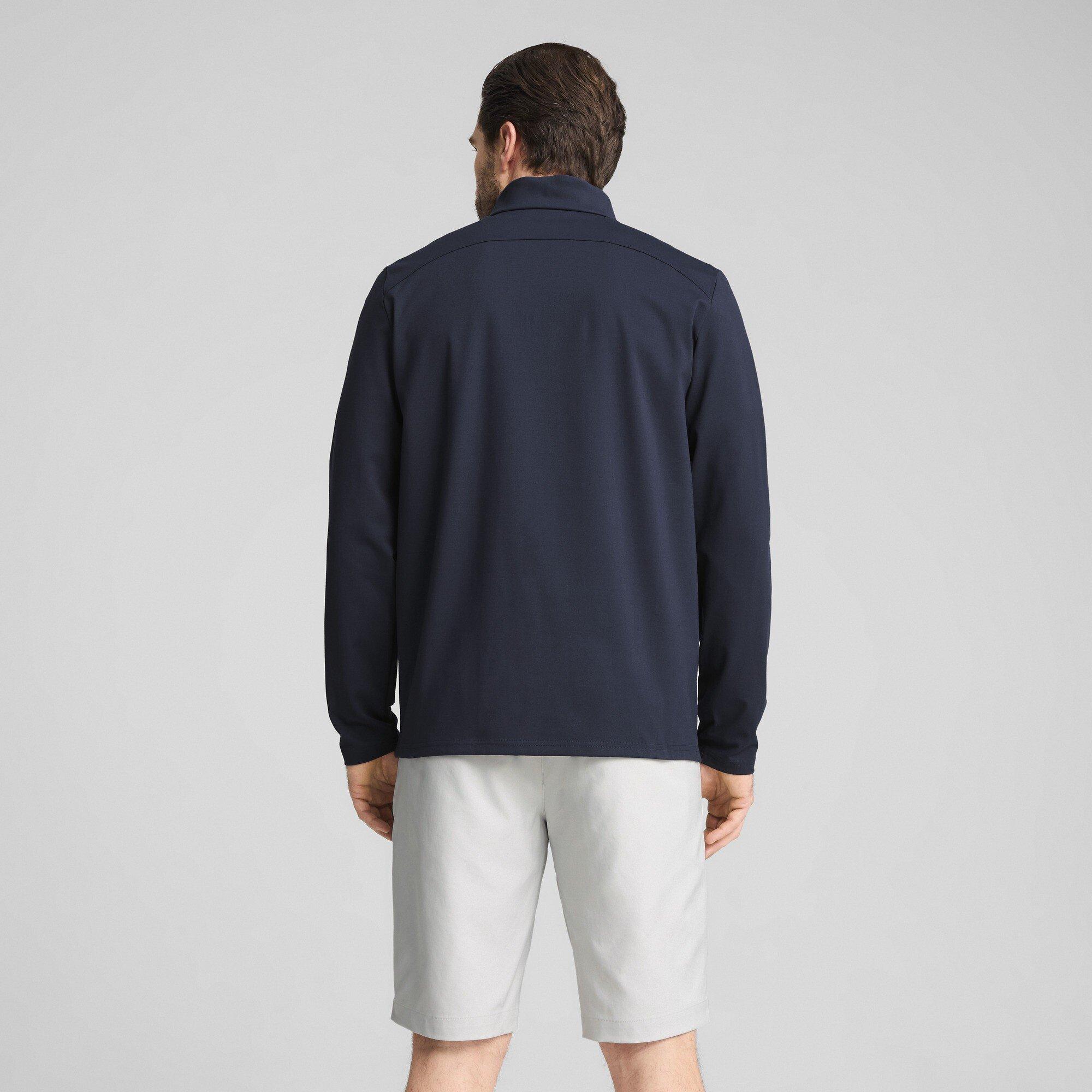Deep Navy - Puma - Puma Cloudspun Tech 1/4 Zip Jumper Mens - 4
