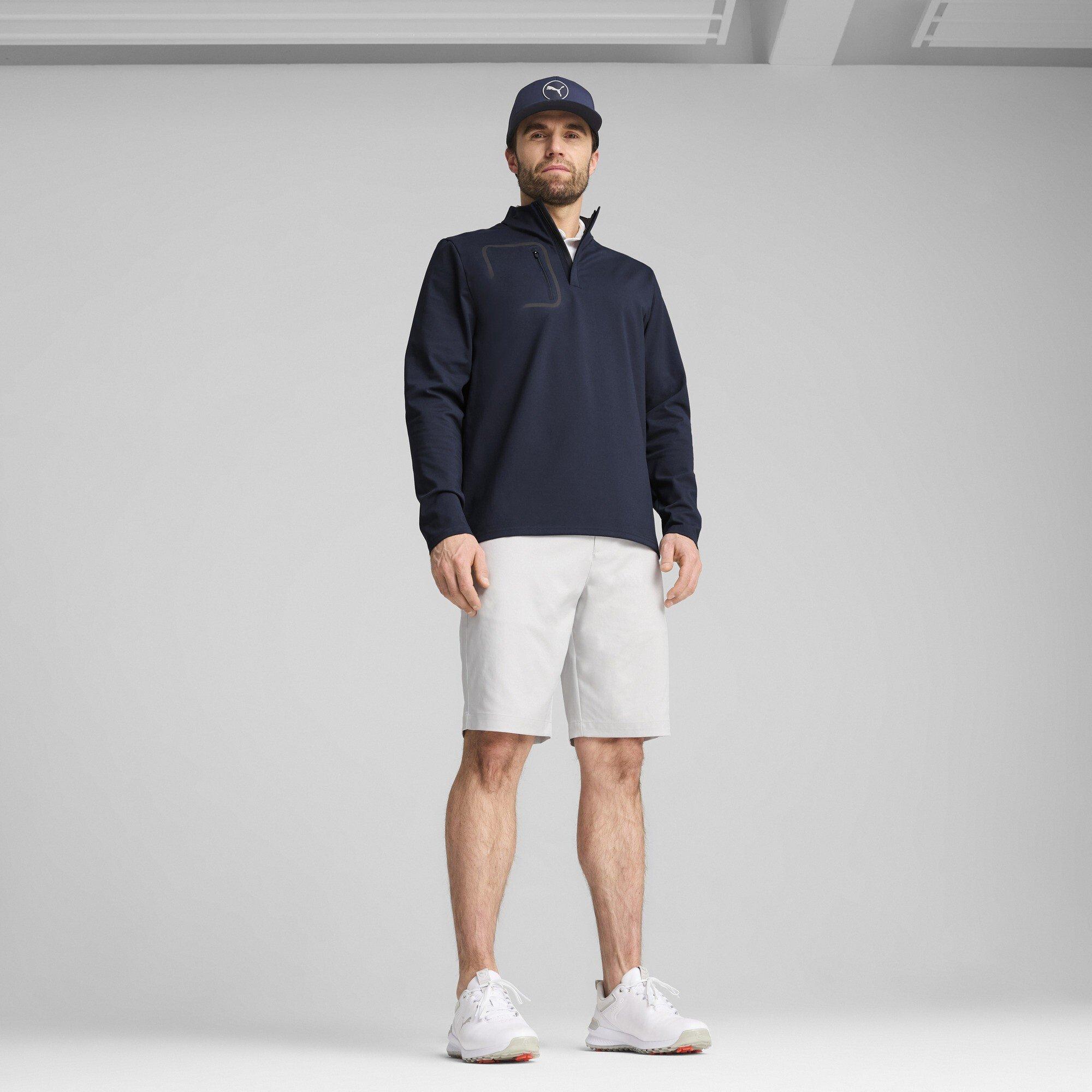 Deep Navy - Puma - Puma Cloudspun Tech 1/4 Zip Jumper Mens - 5