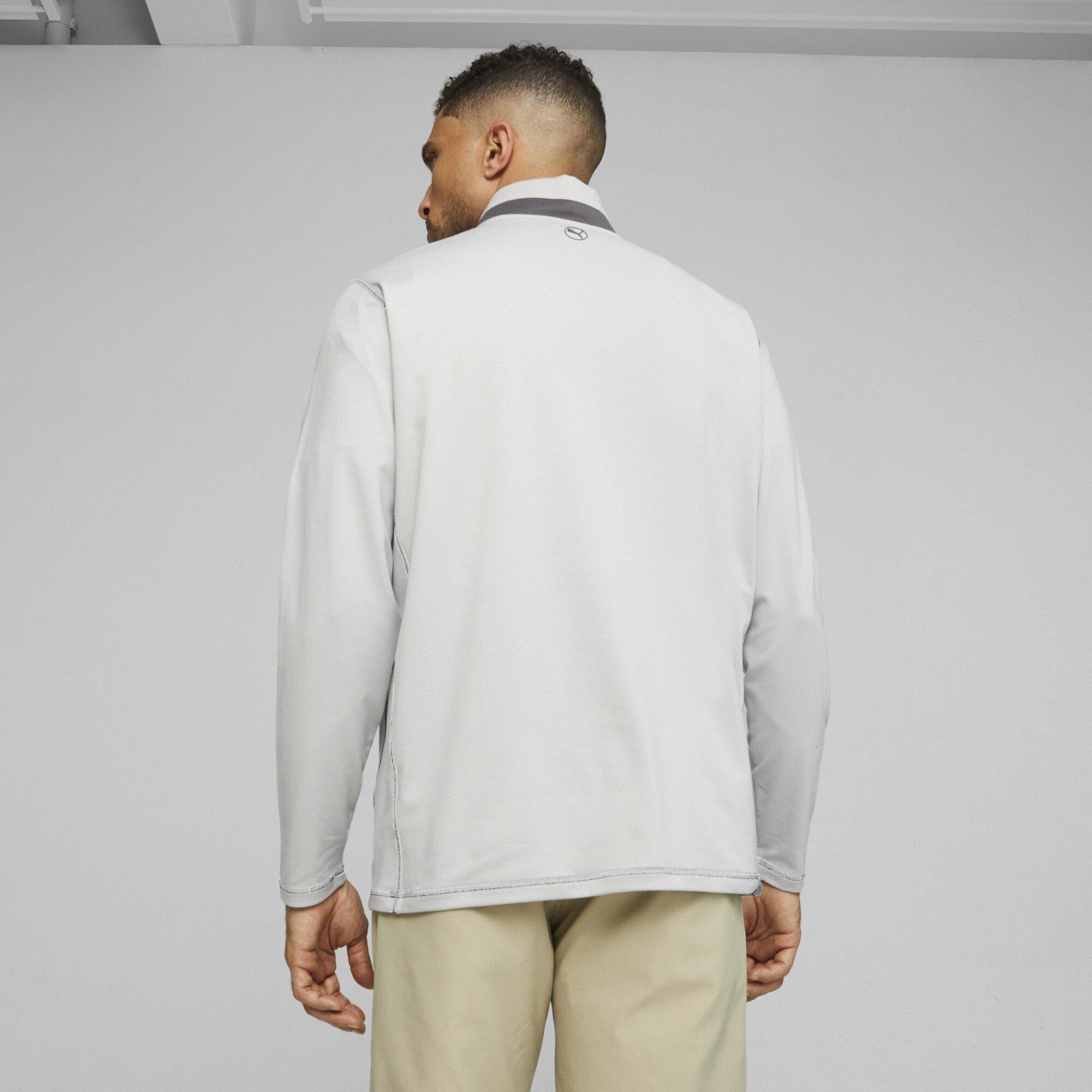 Askegrå/Skifer - Puma - Puma Lightweight 1/4 Zip Jumper Mens - 4