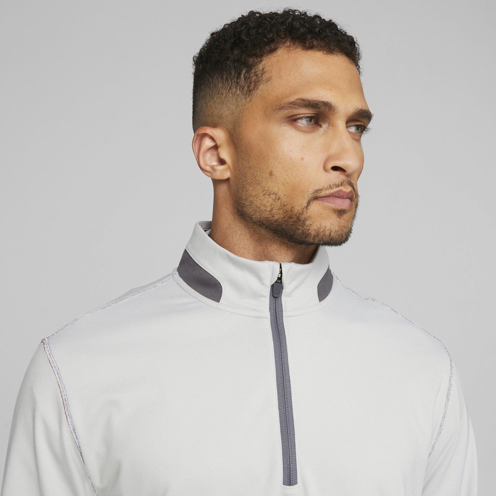 Askegrå/Skifer - Puma - Puma Lightweight 1/4 Zip Jumper Mens - 5