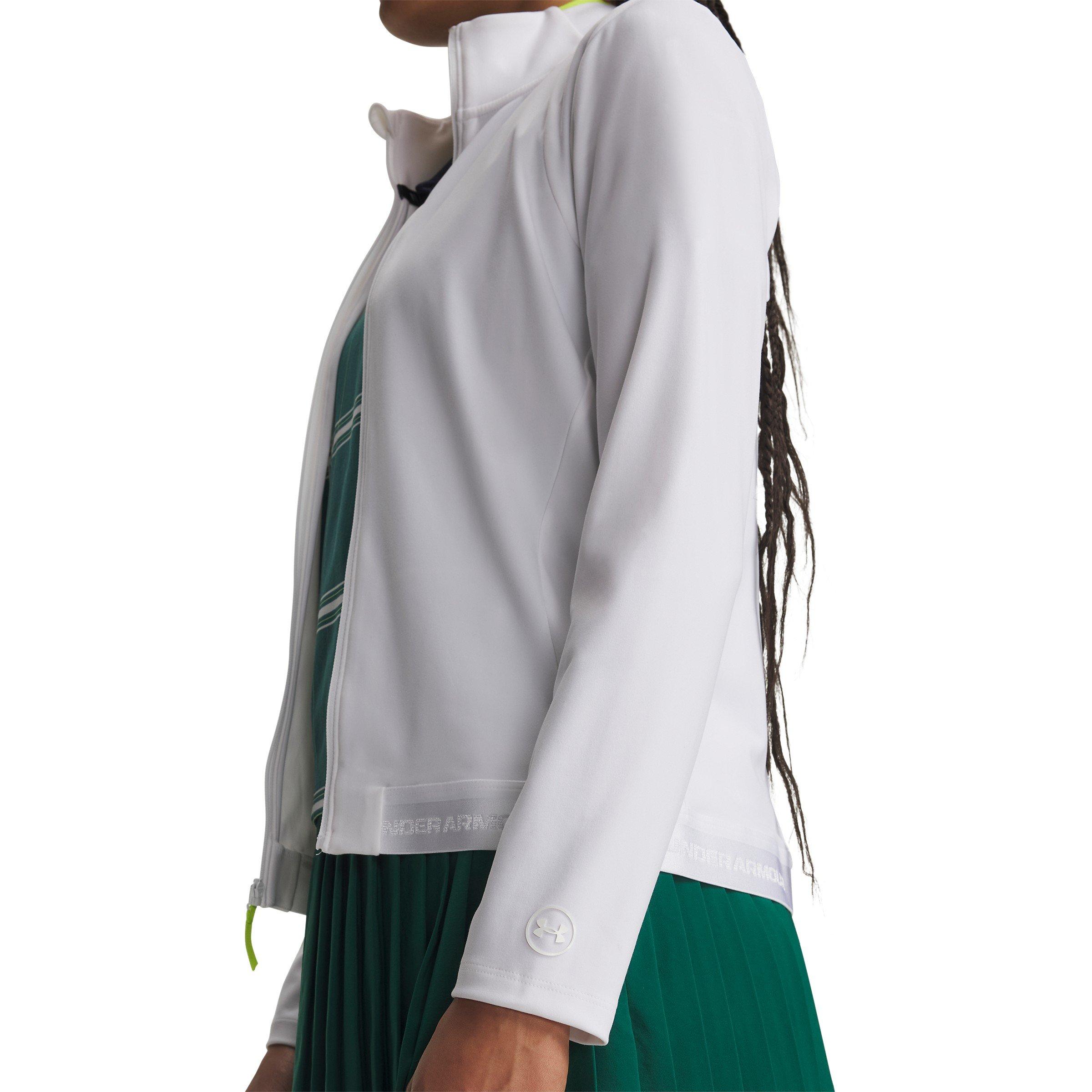 White Green - Under Armour - Women's Drive Full Zip Layer Jumper - 3