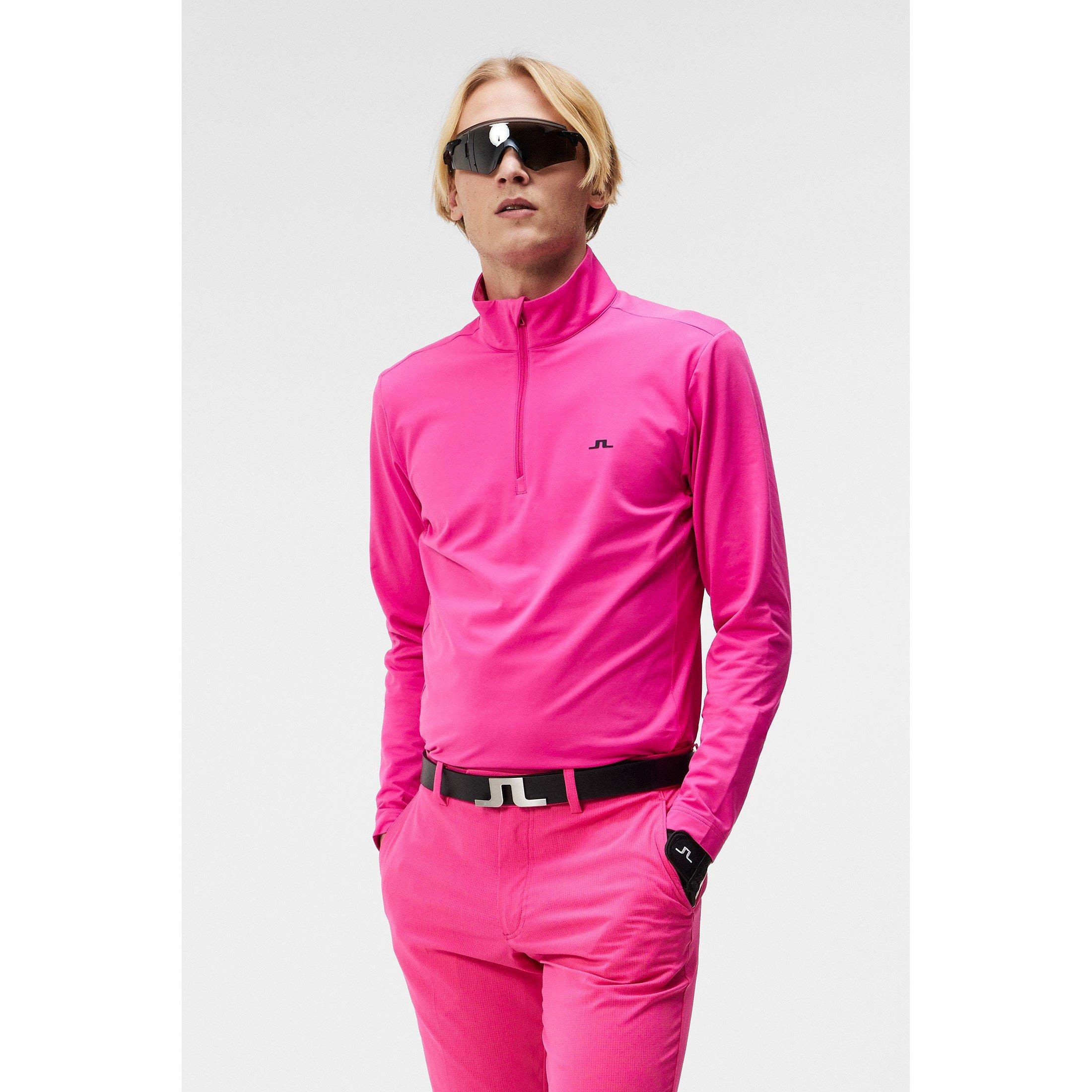 Fuchsia Lila - J Lindeberg Golf - Half-Zip Pullover Jumper - 2