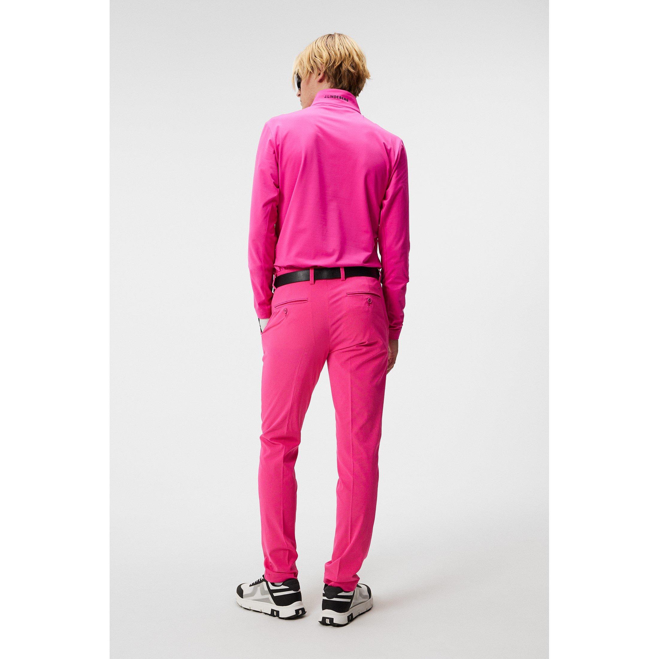 Fuchsia Lila - J Lindeberg Golf - Half-Zip Pullover Jumper - 3