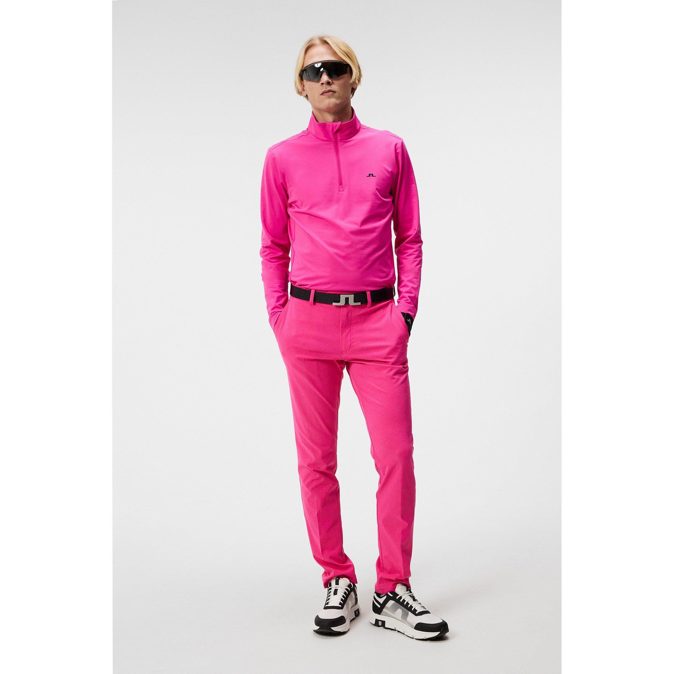 Fuchsia Lila - J Lindeberg Golf - Half-Zip Pullover Jumper - 4