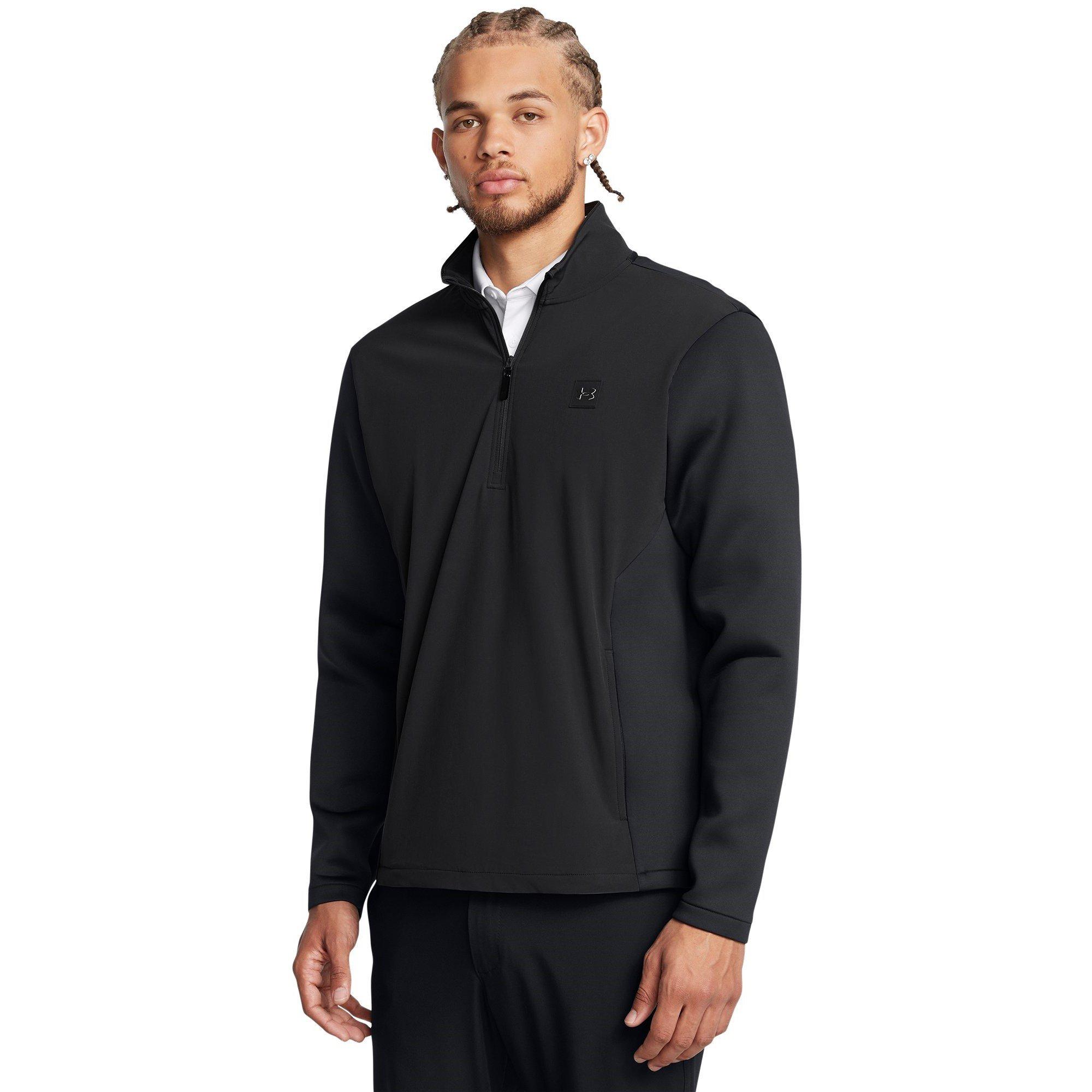 Grey - Under Armour - Men's Drive Pro Moisture-Wicking Stretchy Knit Waterproof Vest - 3