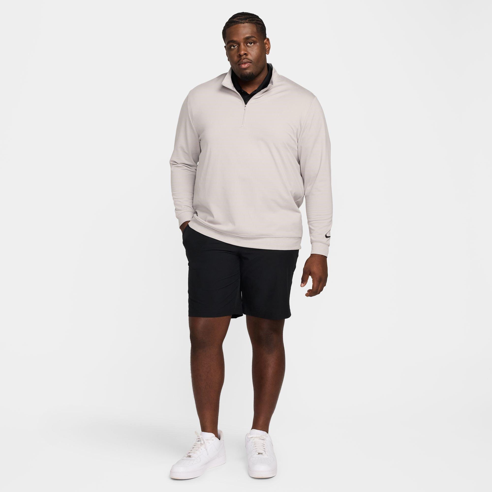 Collg Grey/Blk - Nike - Mens Tour Half Zip Golf Top - 13