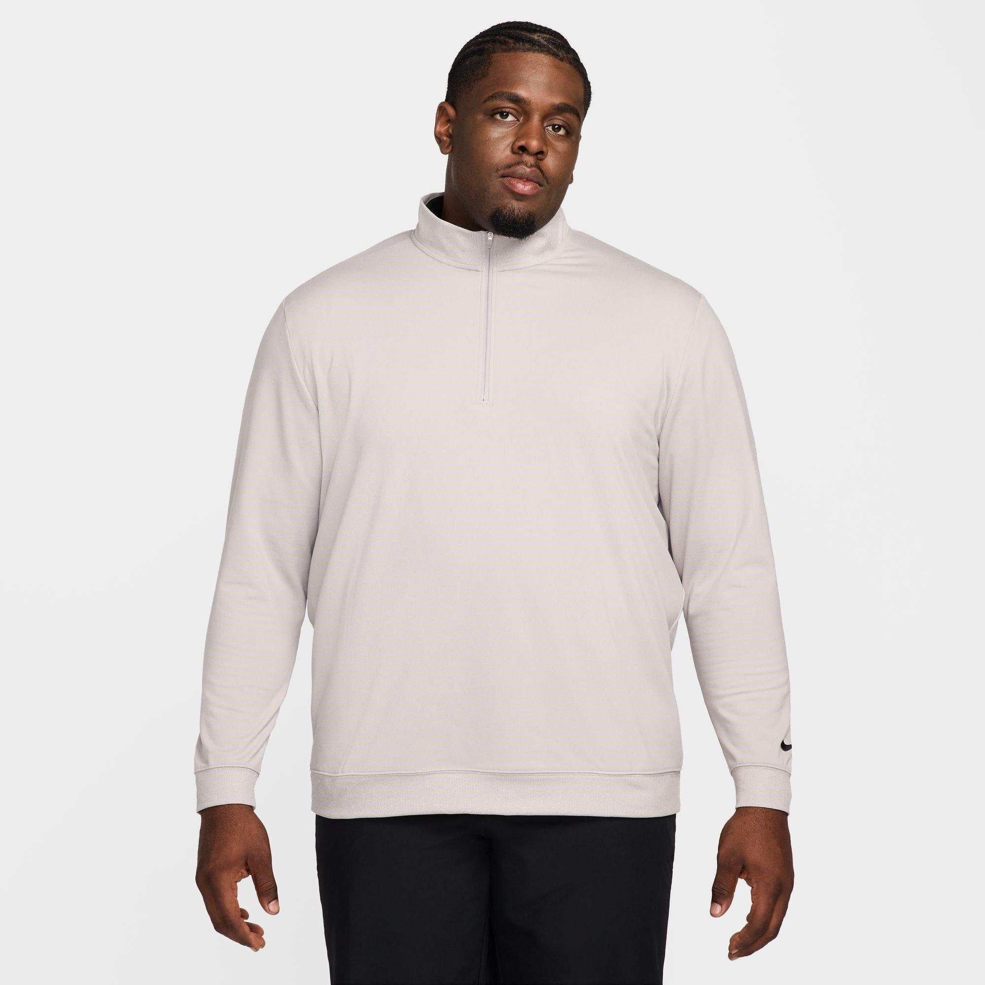 Collg Grey/Blk - Nike - Mens Tour Half Zip Golf Top - 8