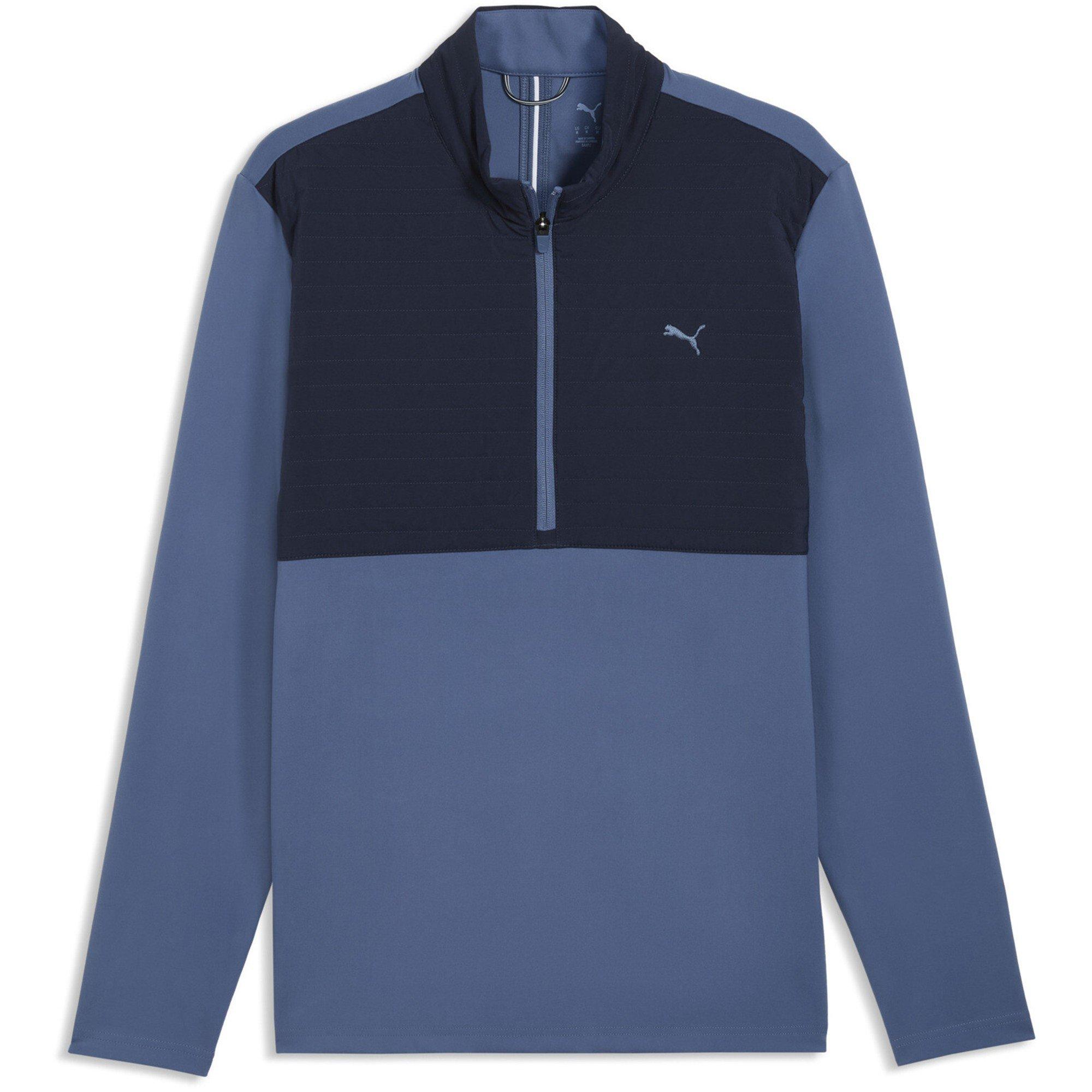 Navy - Puma - Men's 1/4 Zip Pullover - 1