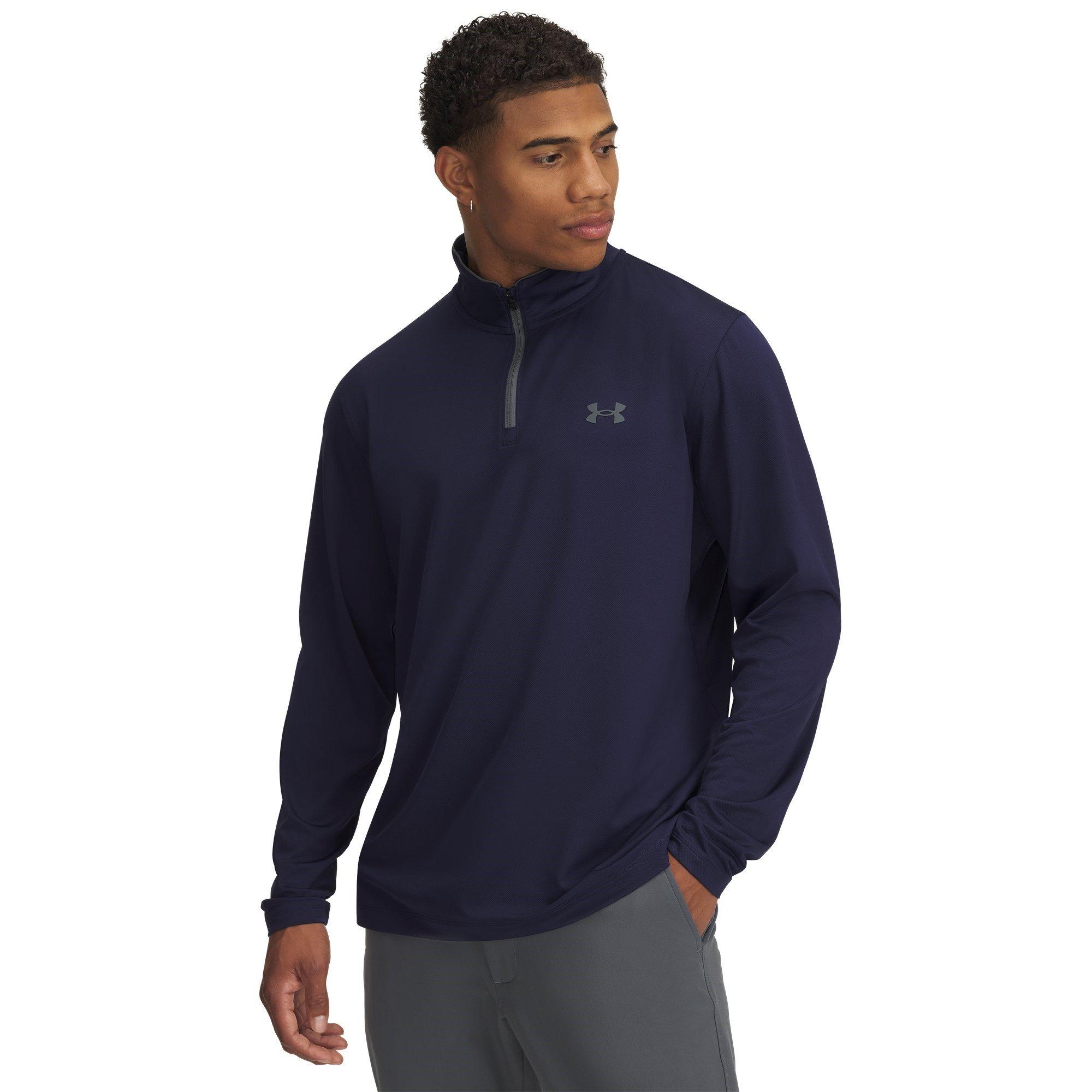 Midnight Navy - Under Armour - Armour Match Play ¼ Zip Men's - 3