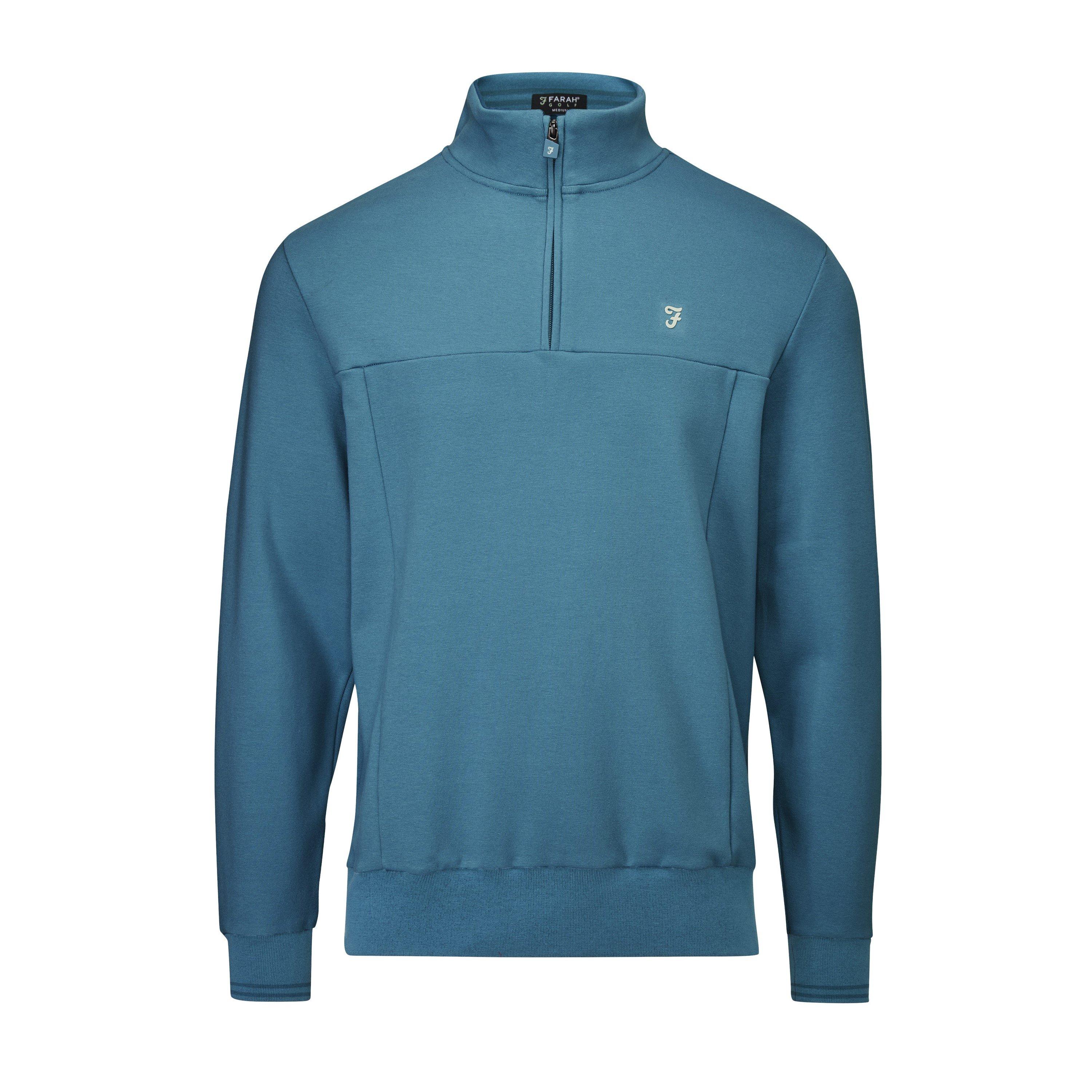 Teal Hue - Farah - Men's Tisdale Pullover Jumper