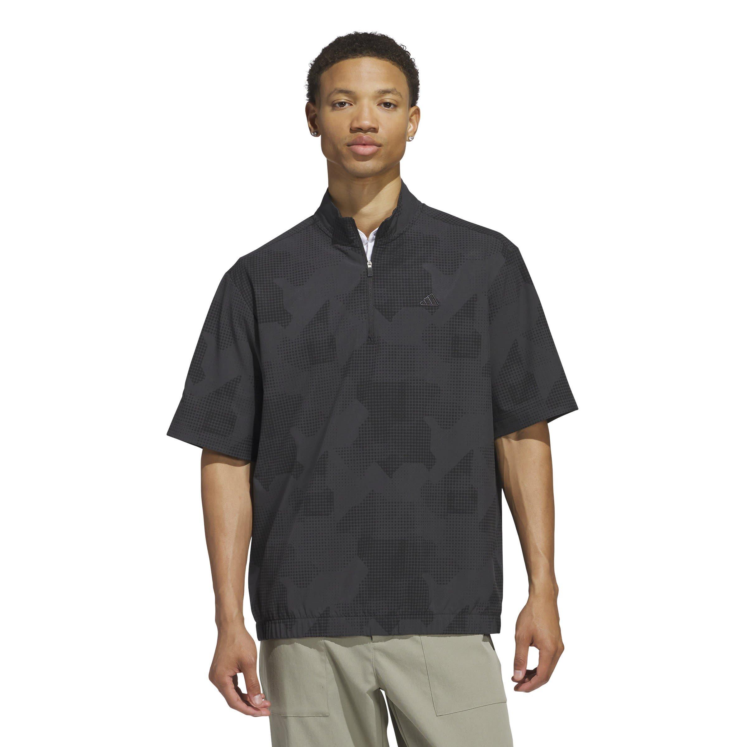 Black - adidas - Go to Half-Zip Short-Sleeve Performance Polo Shirt - 2