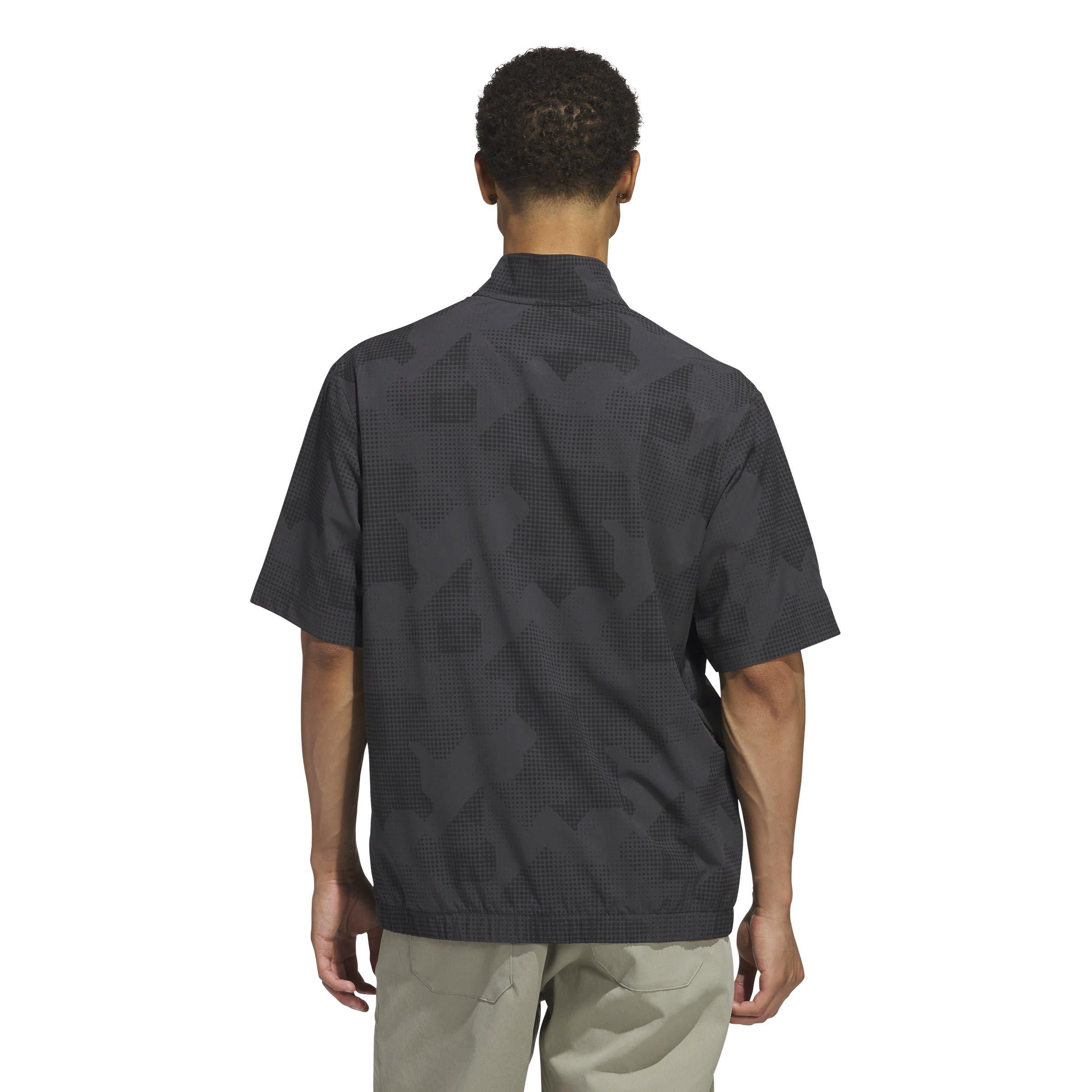 Black - adidas - Go to Half-Zip Short-Sleeve Performance Polo Shirt - 3