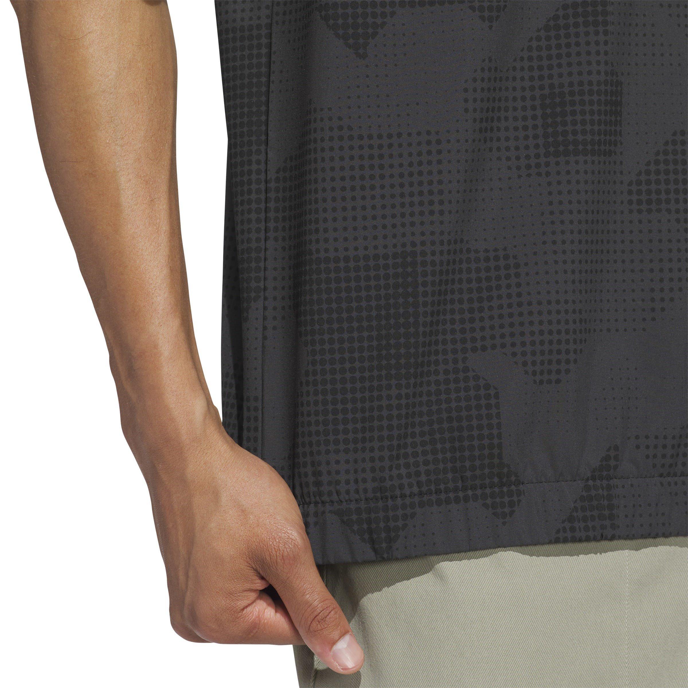 Black - adidas - Go to Half-Zip Short-Sleeve Performance Polo Shirt - 6