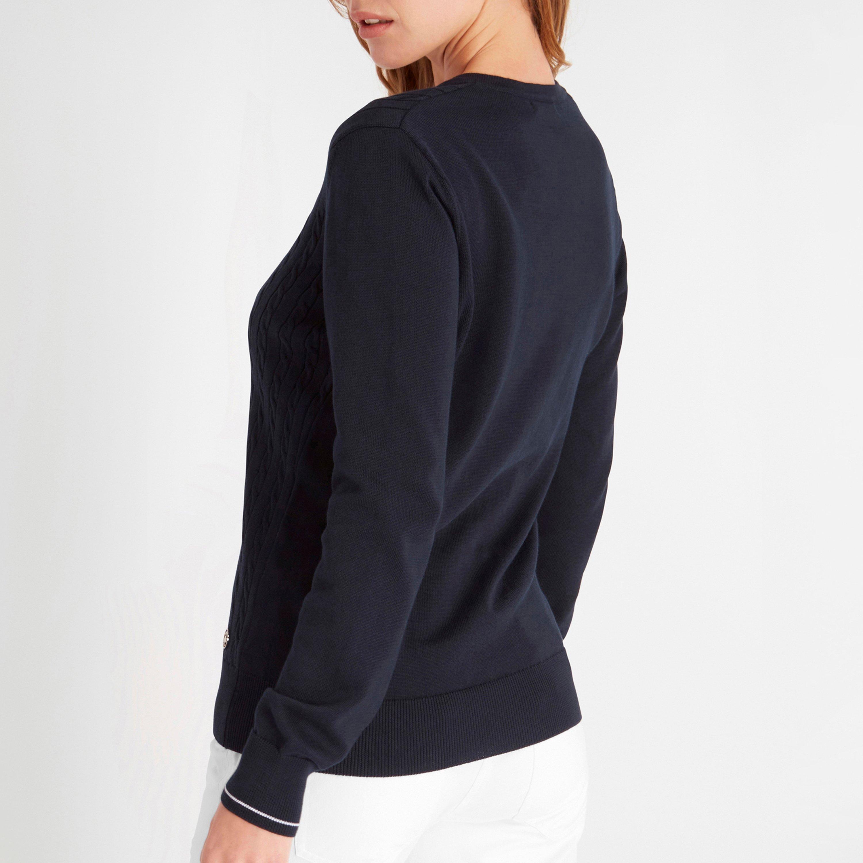 Navy - Calvin Klein Golf - Knitted Sweater Vest - 3