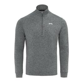 Slazenger Zip Pullover Top Mens