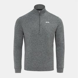 Slazenger Zip Golf Pullover Top Mens