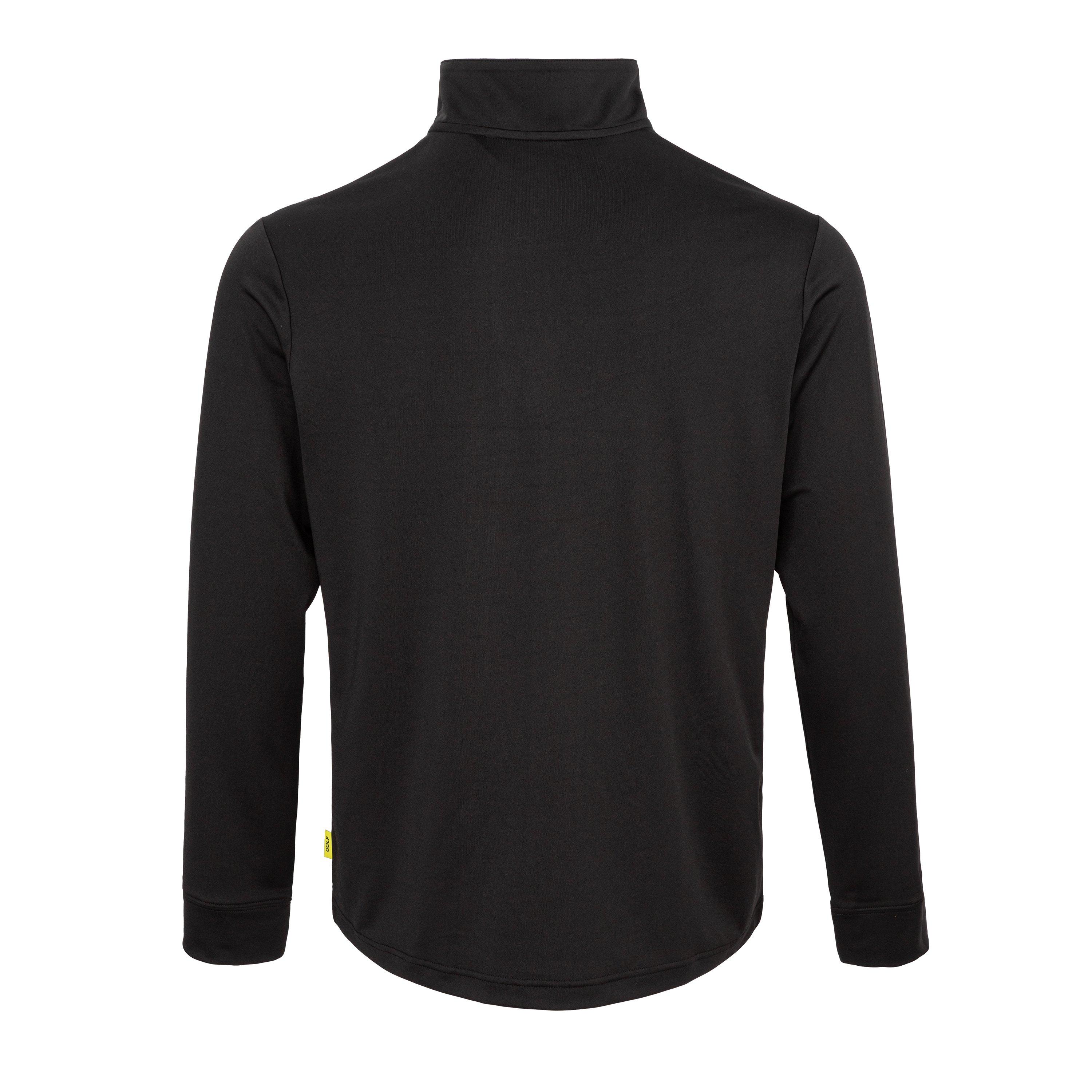 Black - Slazenger - Zip Golf Pullover Top Mens - 2