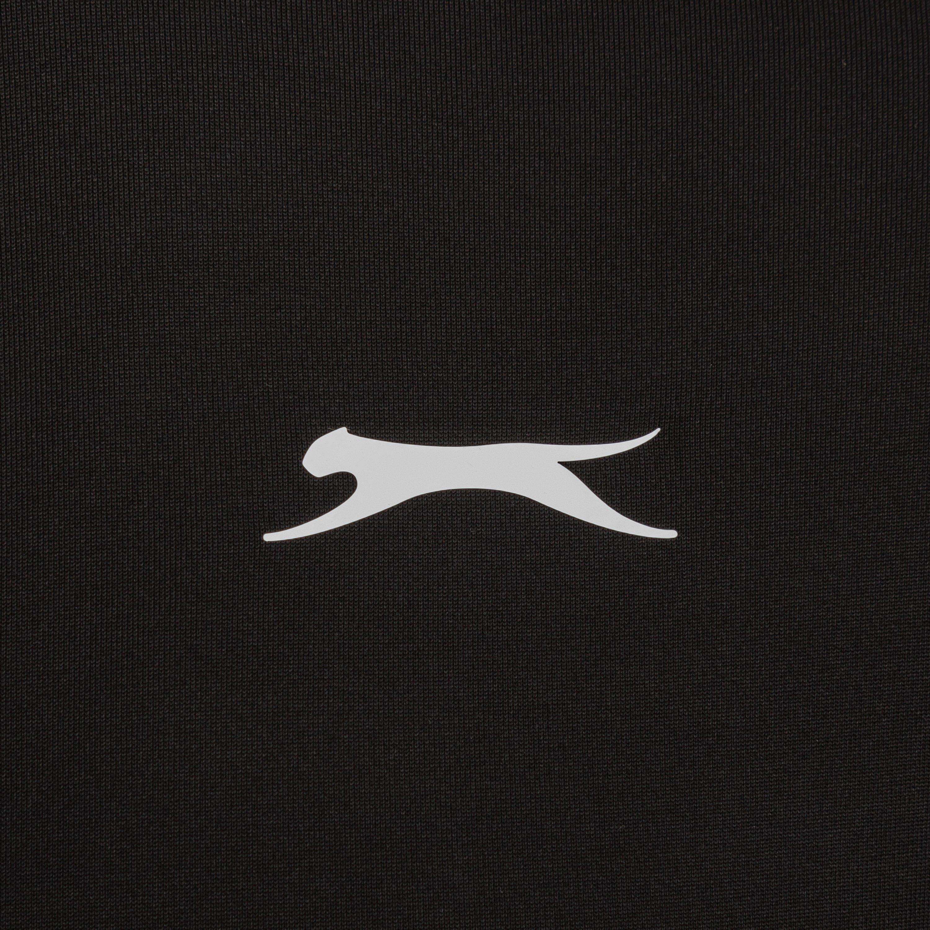 Black - Slazenger - Zip Golf Pullover Top Mens - 3