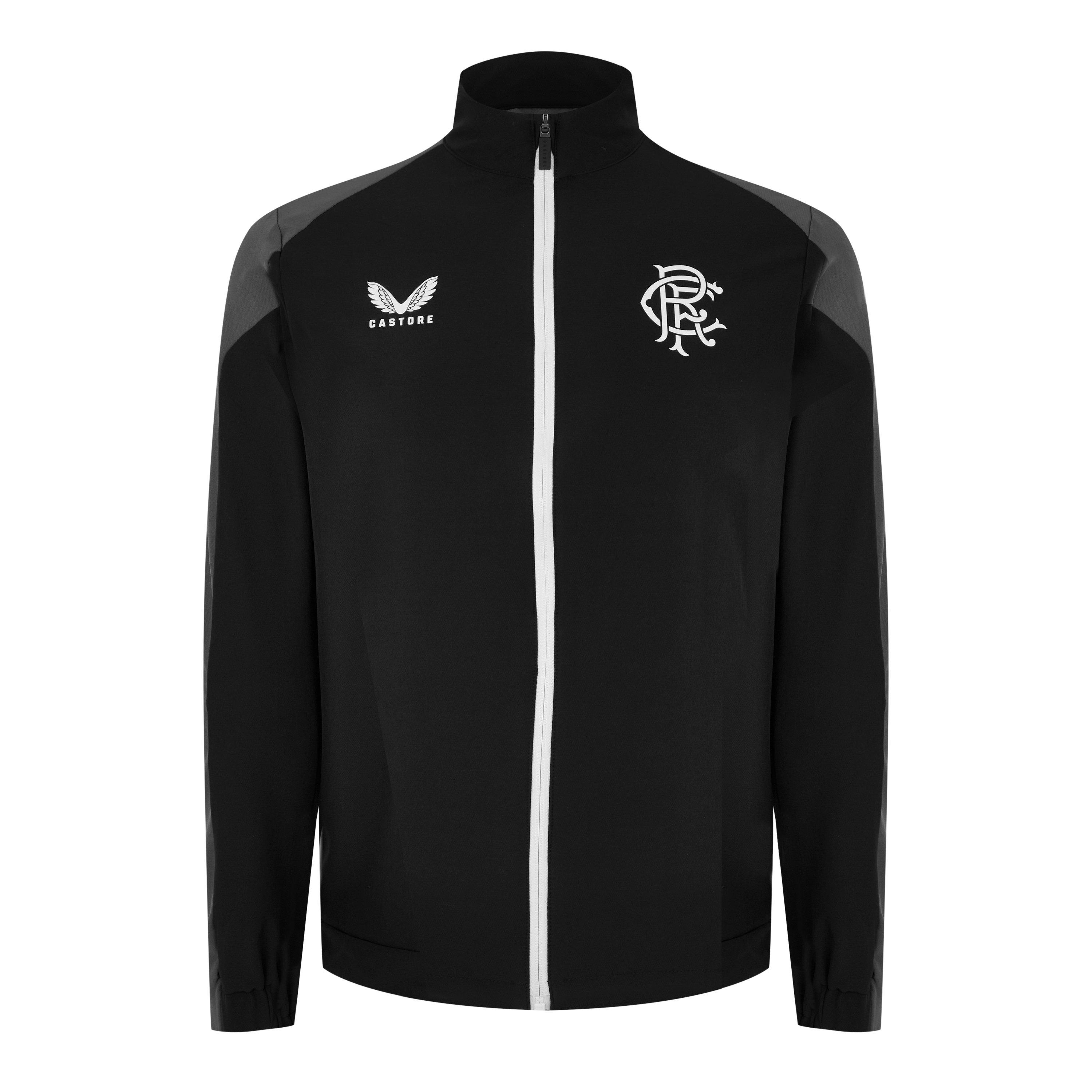 Castore Men's Rangers Waterproof Licensed Rain Anorak - Black - S