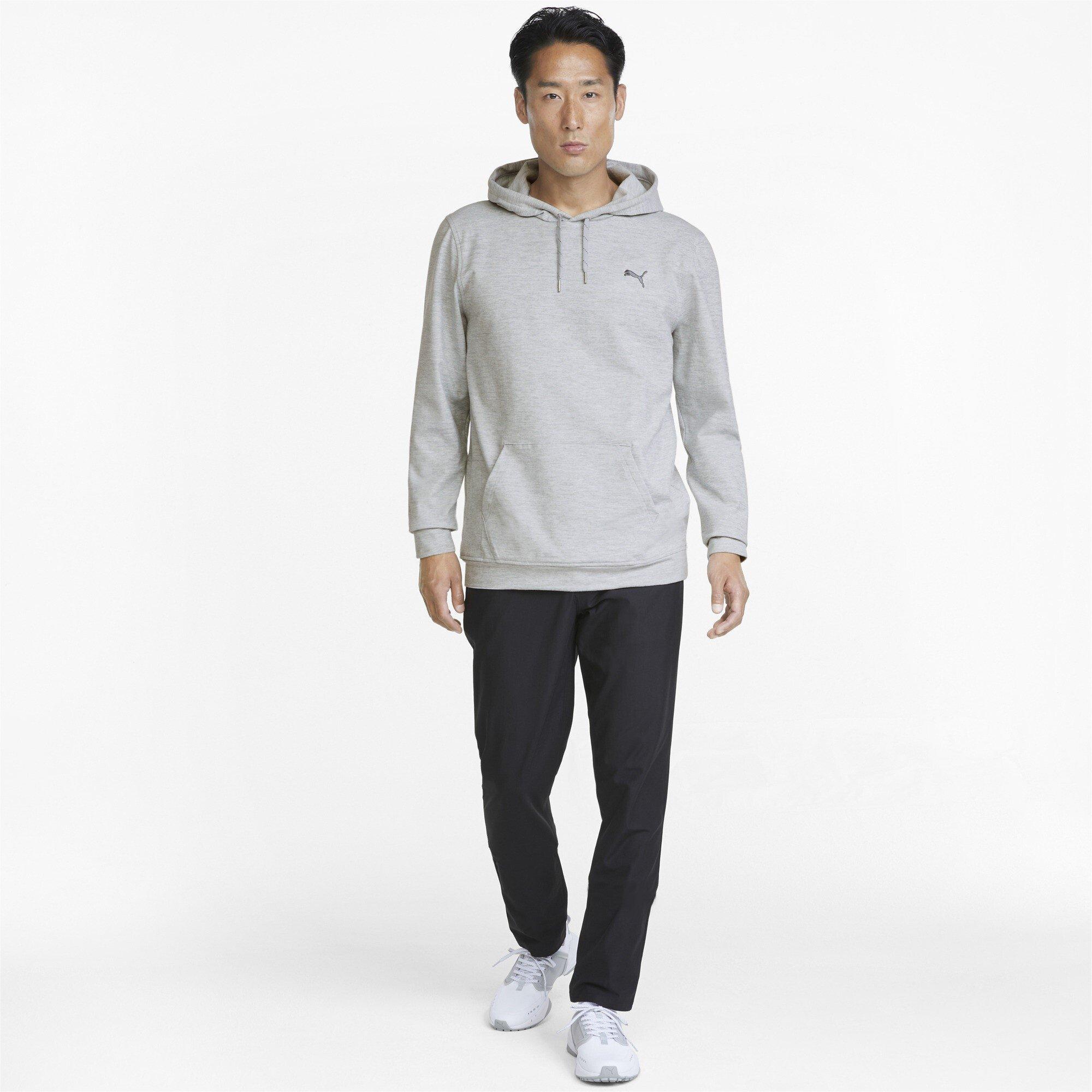 Heather siva - Puma - Cloudspun Progress Hoodie Mens - 4
