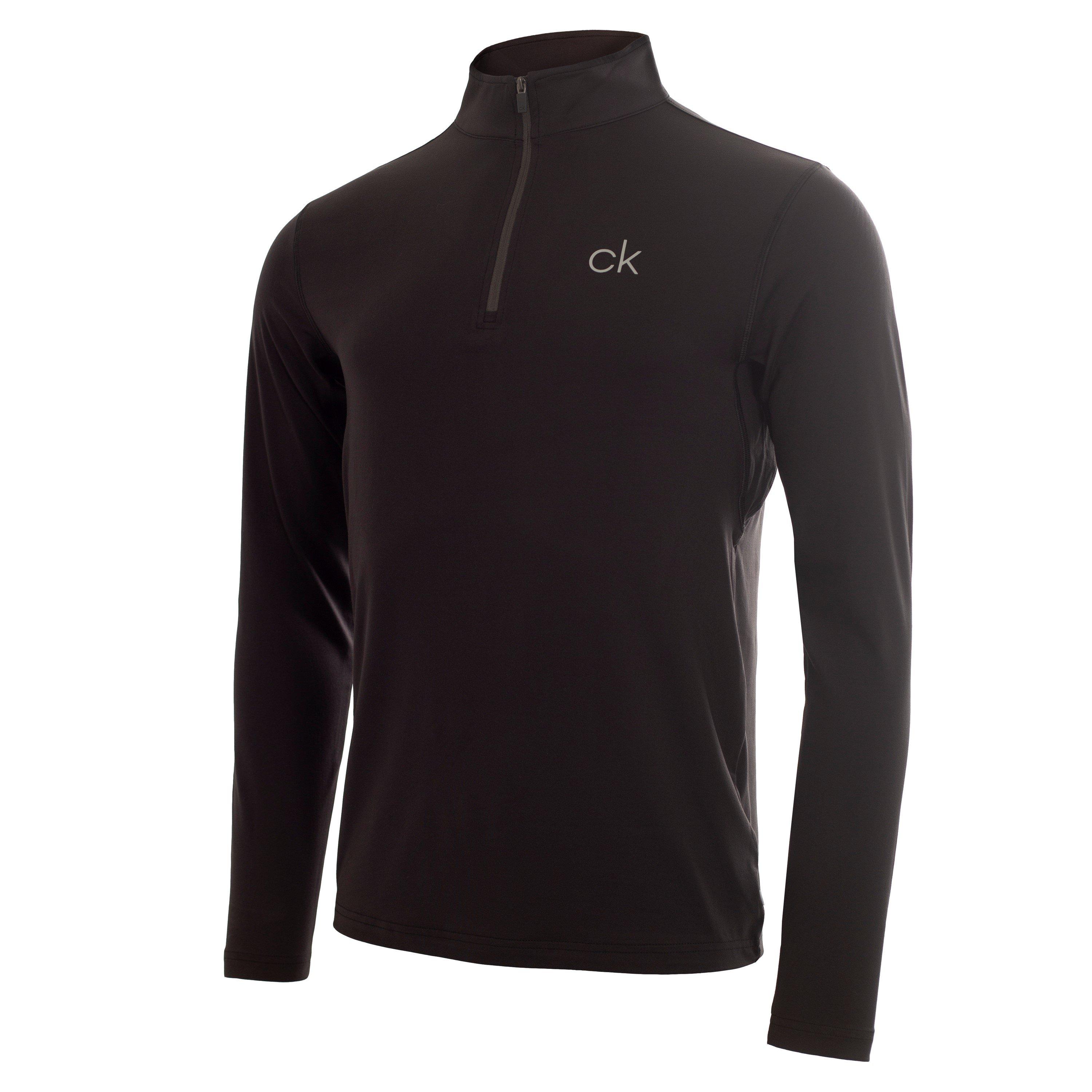 Calvin Klein Golf Men's Ck Newport Zip Top - Black - Large