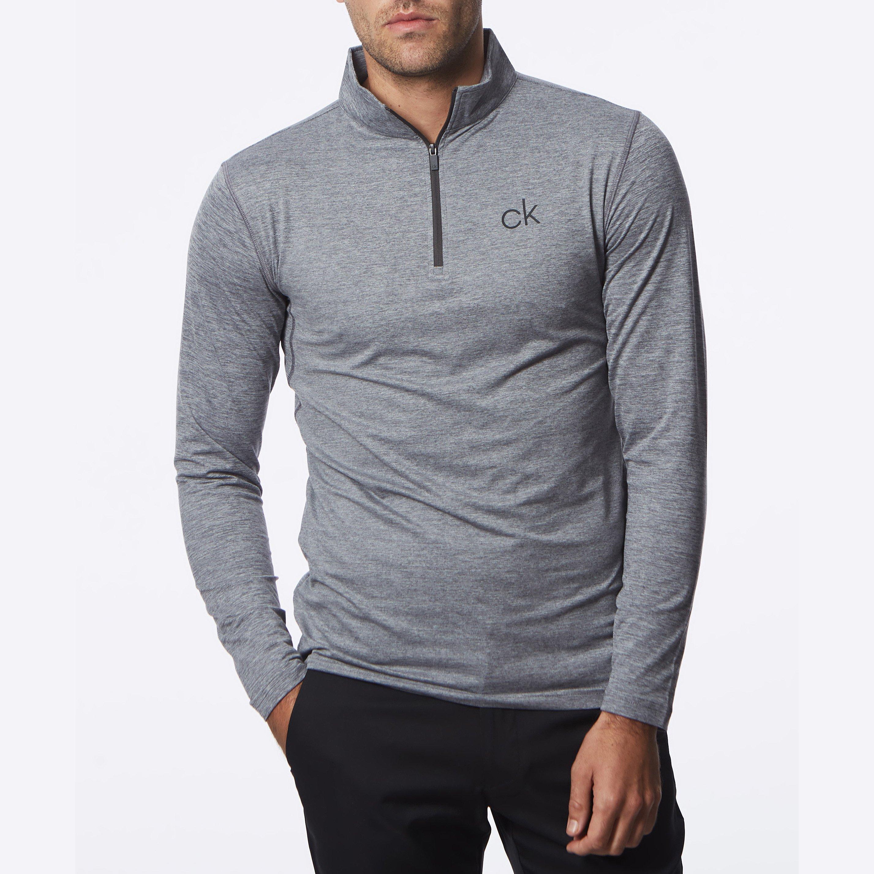 Silver - Calvin Klein Golf - CK Newport Zip Top - 3