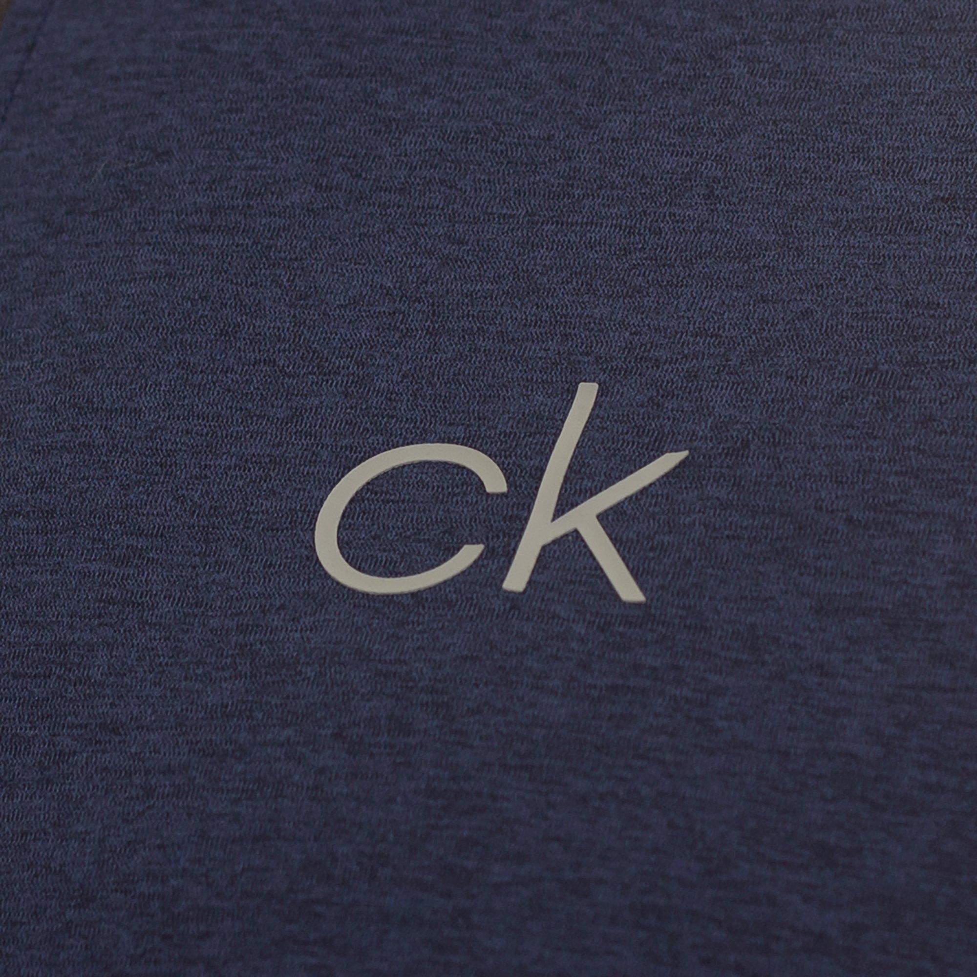Navy Marl - Calvin Klein Golf - Newport Zip Top - 9