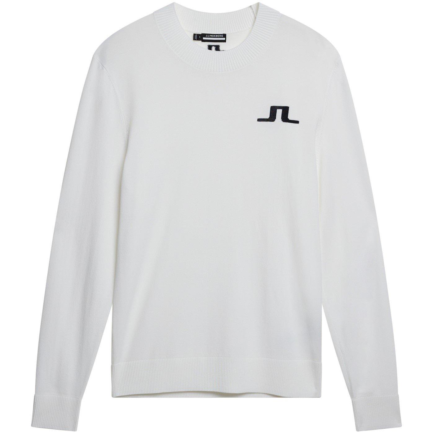 Weiß - J Lindeberg Golf - Gus Crew Neck Jumper - 1