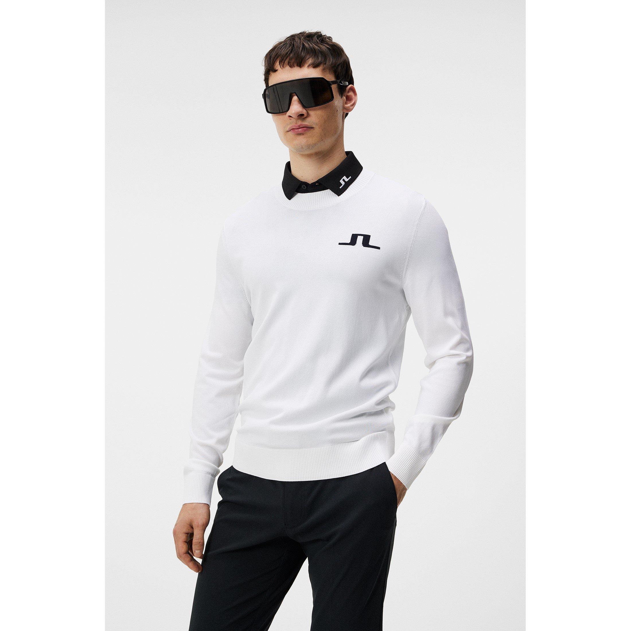 Weiß - J Lindeberg Golf - Gus Crew Neck Jumper - 2