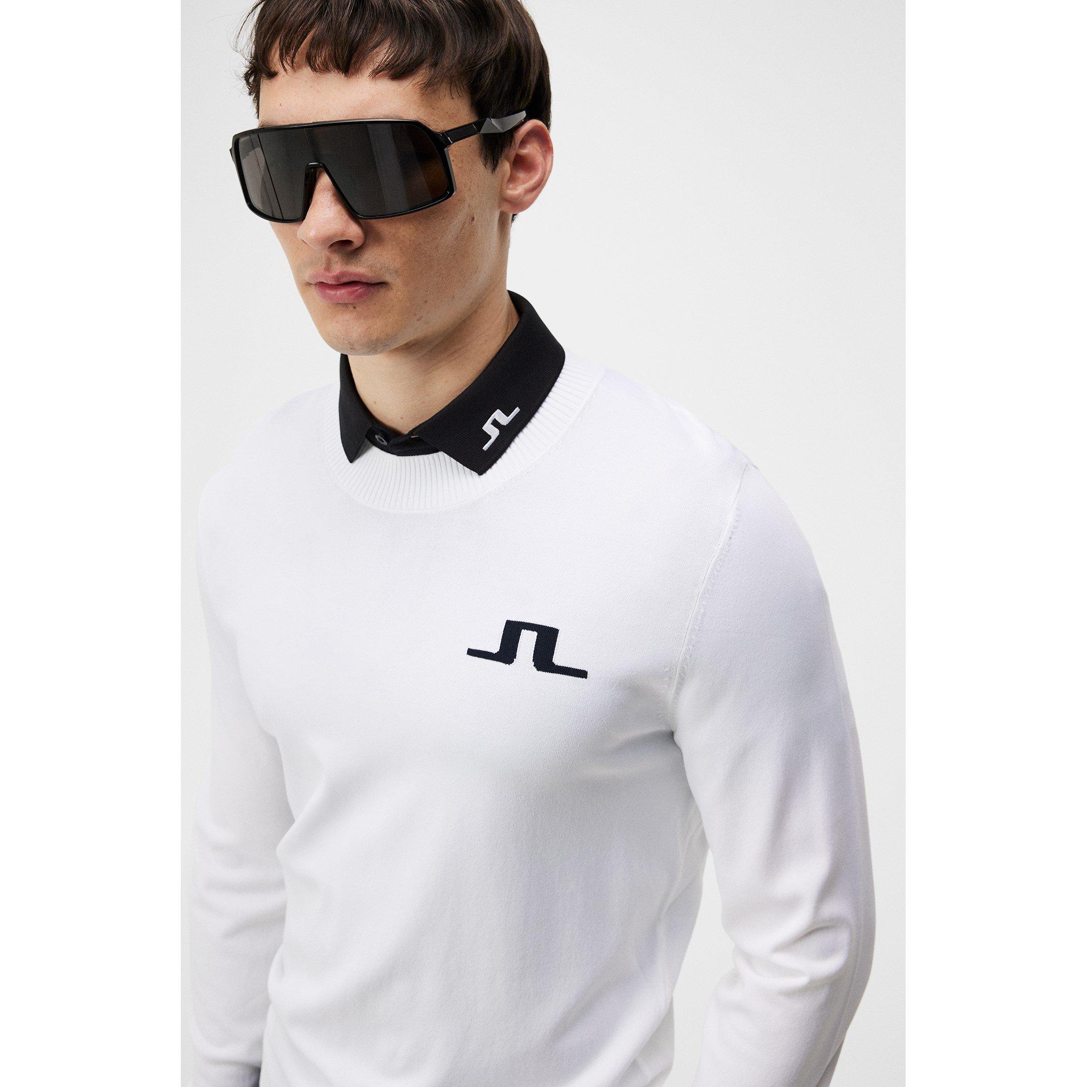 Weiß - J Lindeberg Golf - Gus Crew Neck Jumper - 5