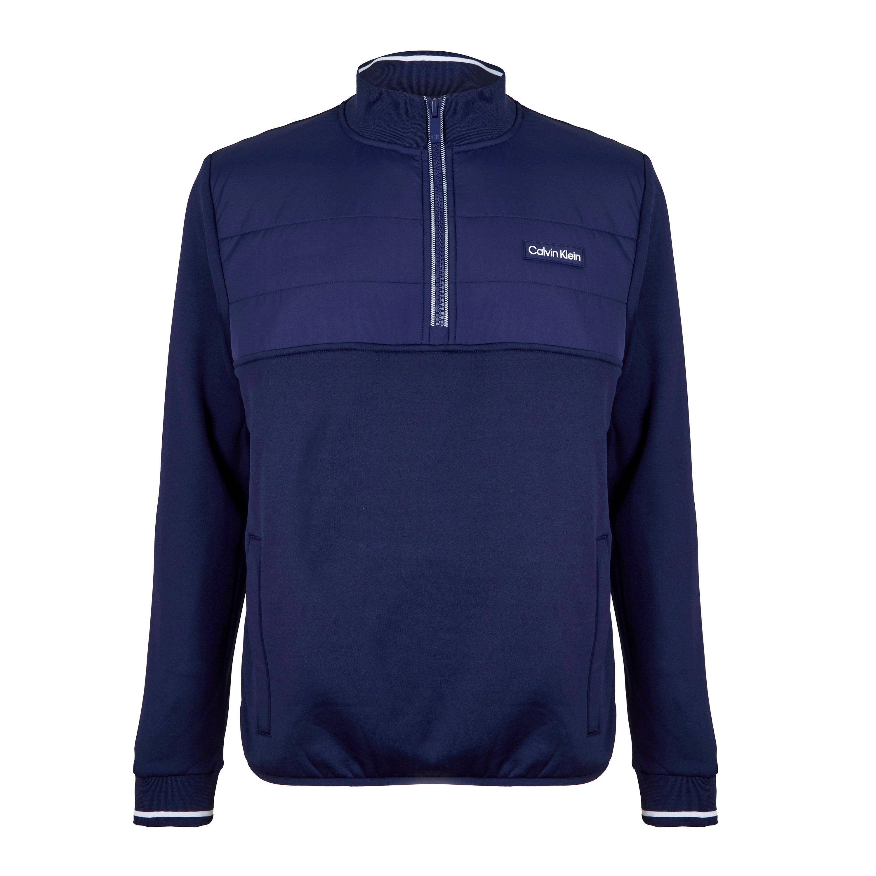Aftenblå - Calvin Klein Golf - Baylor Creek Hybrid Half-Zip Jumper - 7