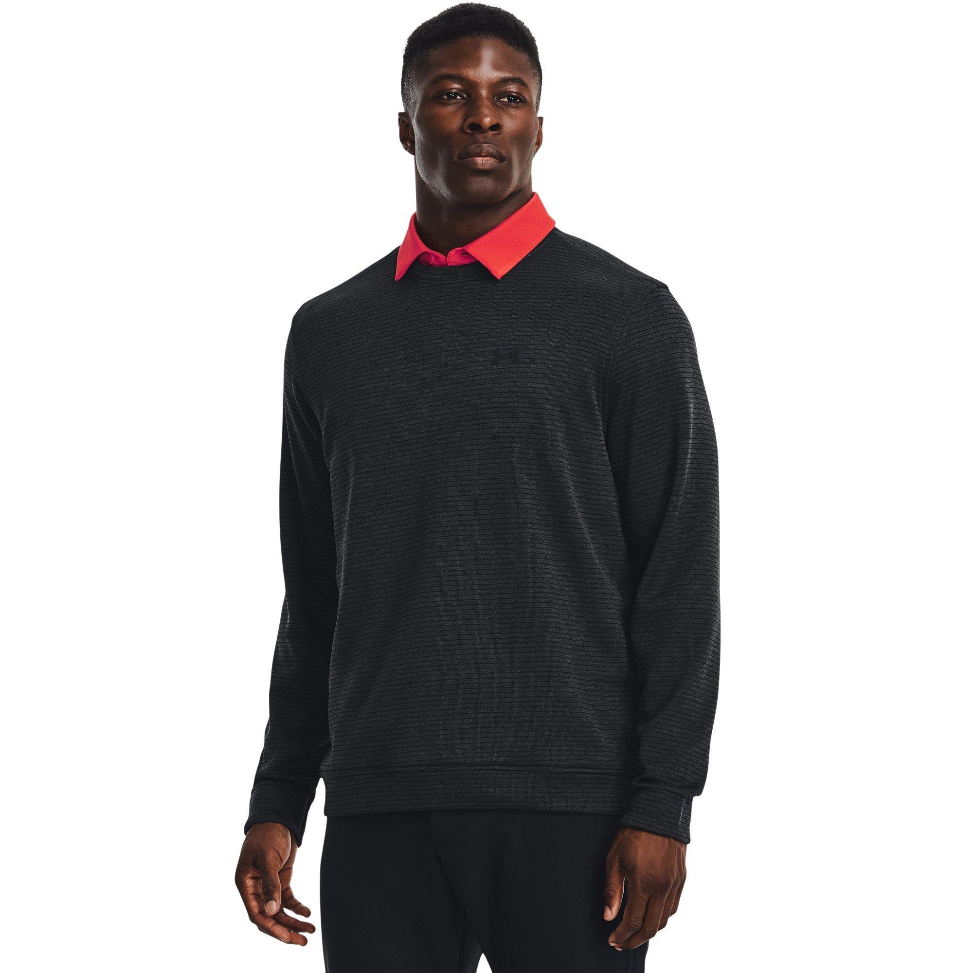 Black - Under Armour - Storm Sweater Fleece Top Mens - 3